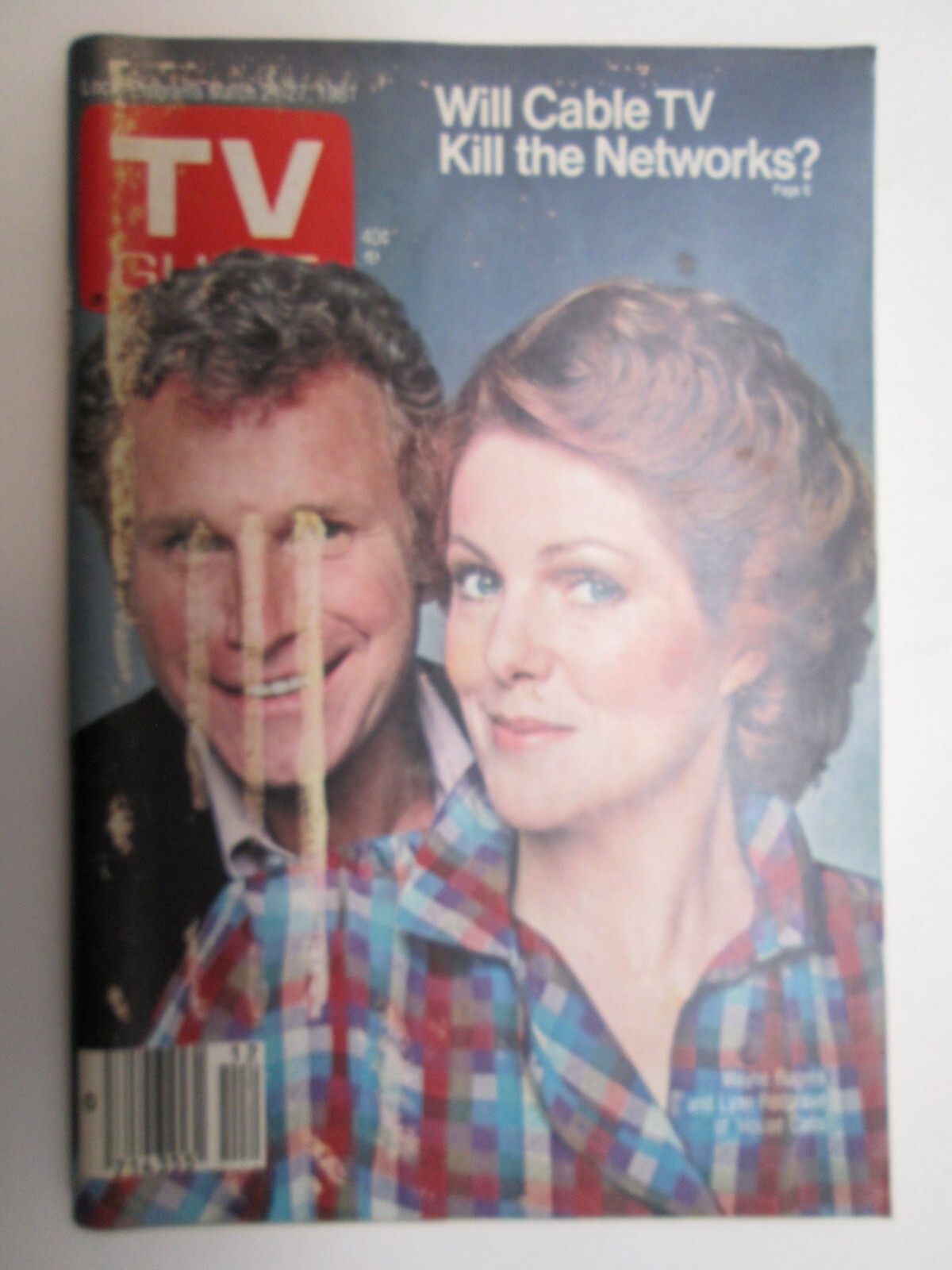 TV GUIDE 1981 March 21 27 Lynn Redgrave Wayne Rogers TV Vintage Magazine