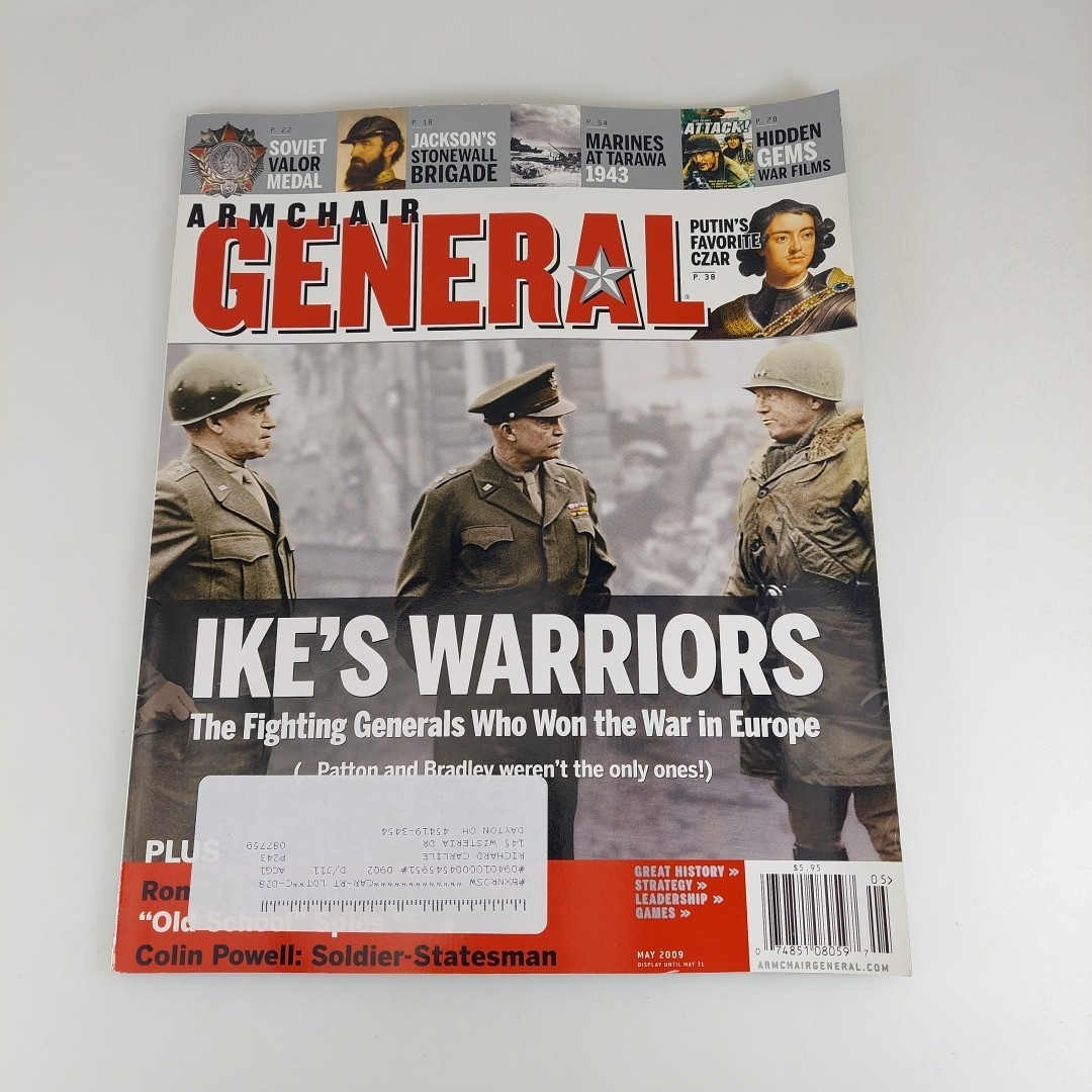 Armchair General Magazine Ike’s Warriors, Colin Powell May 2009
