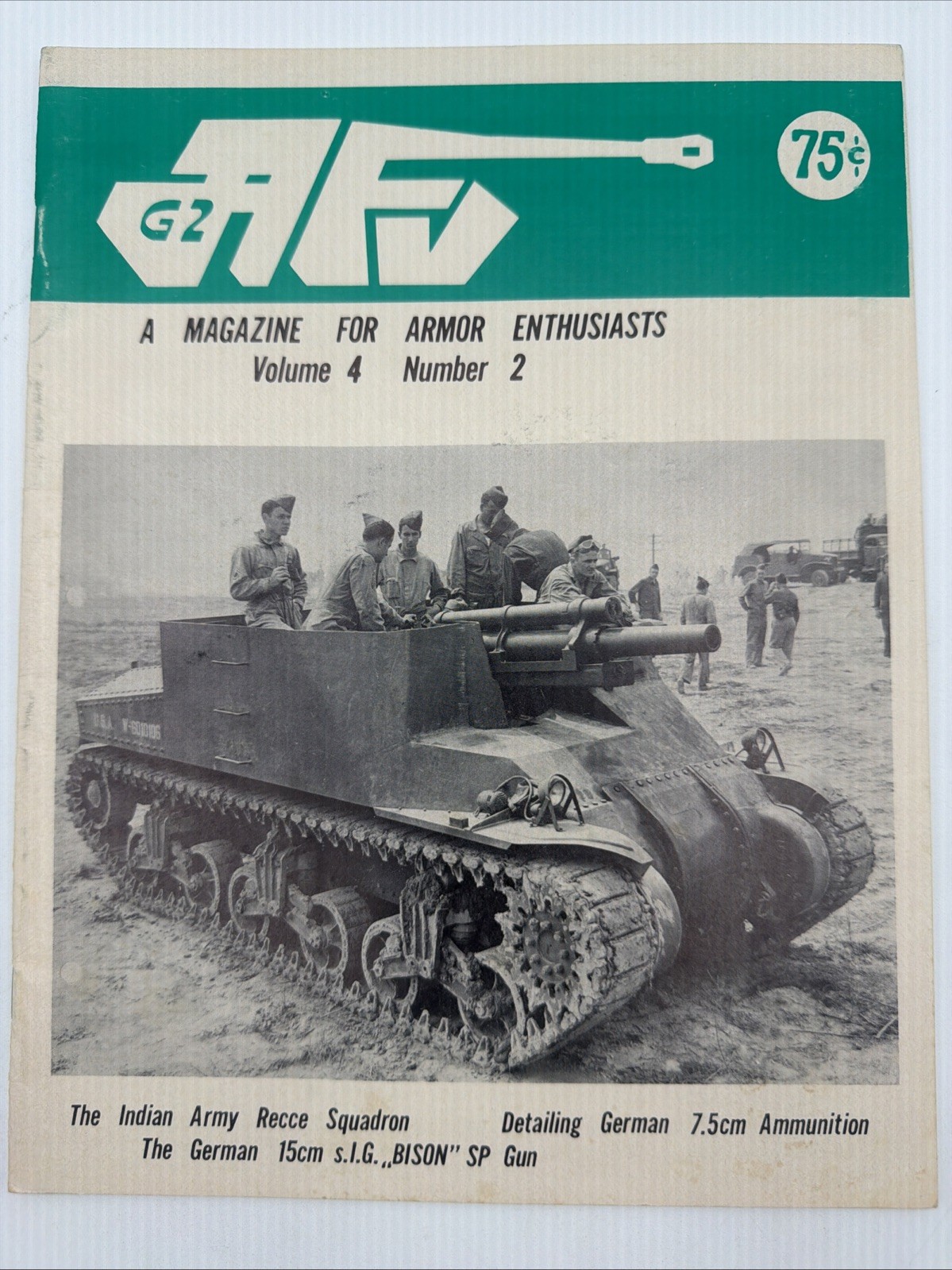 AFV G2 8 Magazine Lot A Magazine For Armor Enthusiasts 1970 United Kingdom War