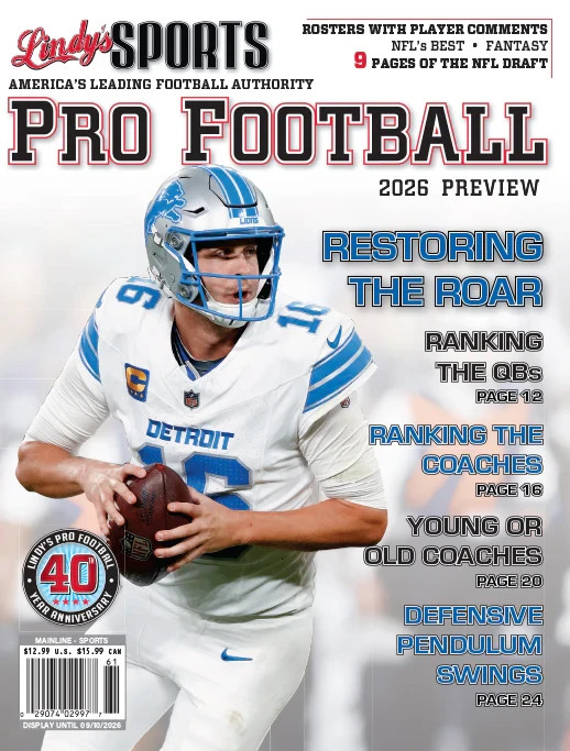 LINDY’S SPORTS PRO FOOTBALL 2026 PREVIEW – LIONS