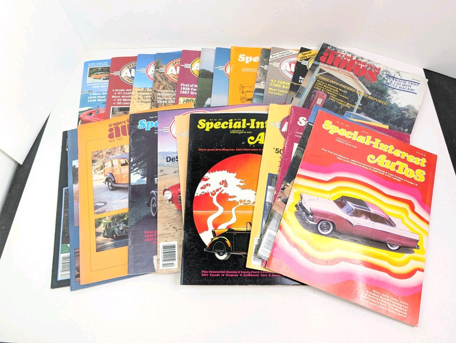 Lot of 24 Special Interest Auto (SIA) Magazine Classic Cars Random 70s-90s L2