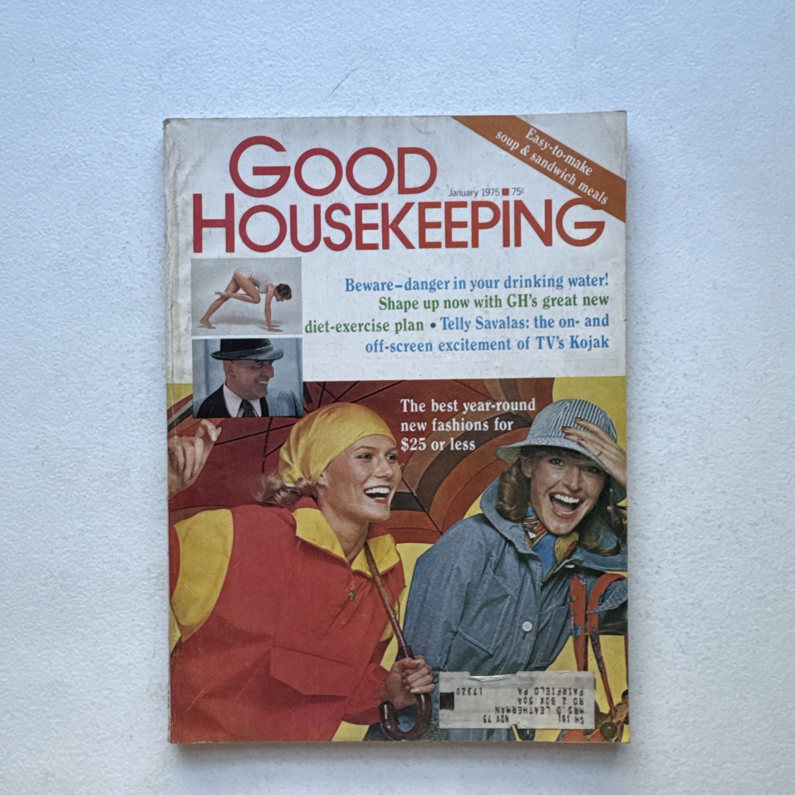 Good Housekeeping Magazine January 1975 Volume 180 No. 1