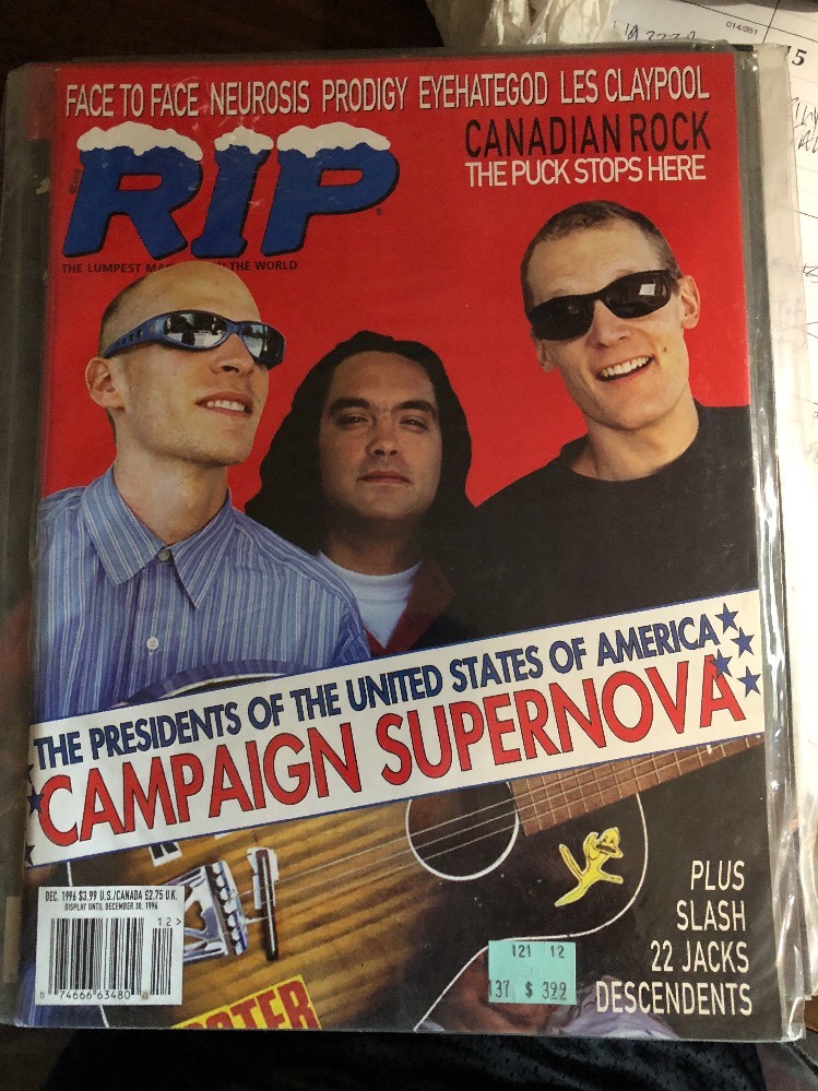 vintage PRESIDENTS OF THE UNITED STATES magazine