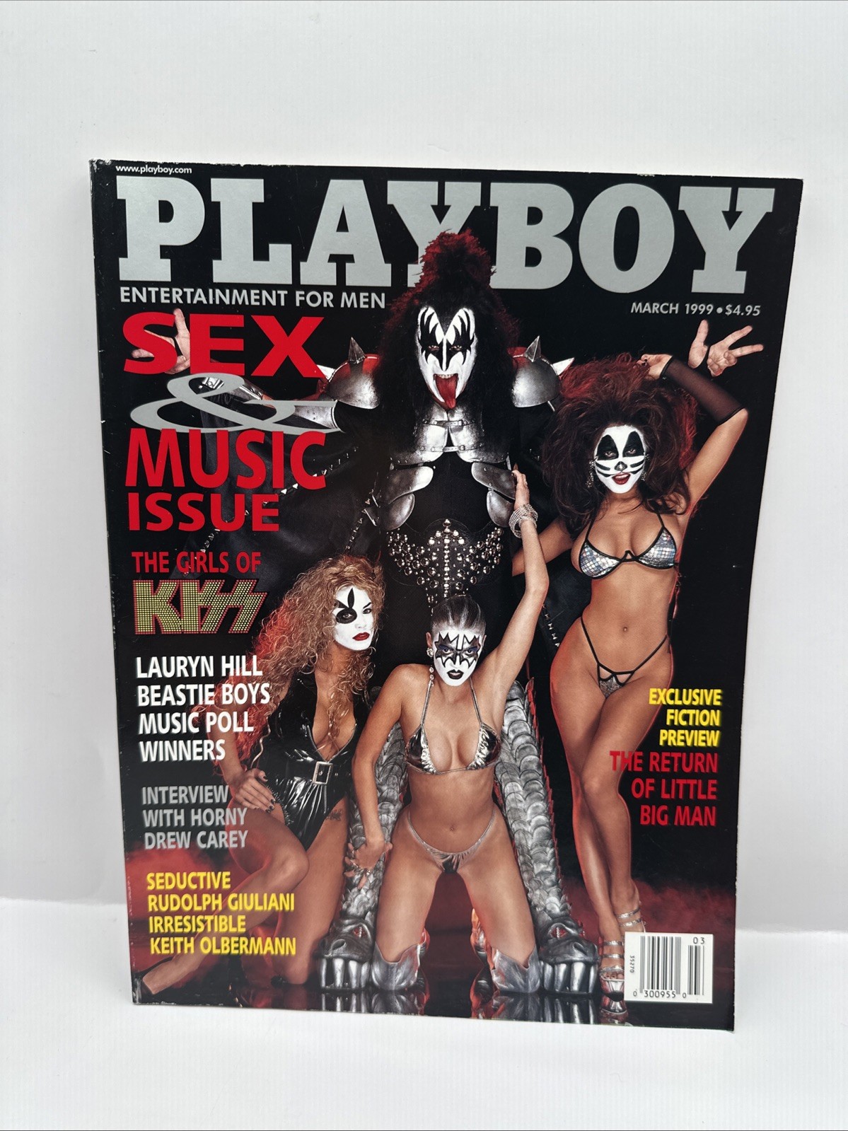 Playboy Magazine Vintage March 1999 KISS Ace Frehley Simmons & Co. Lexie Karlsen