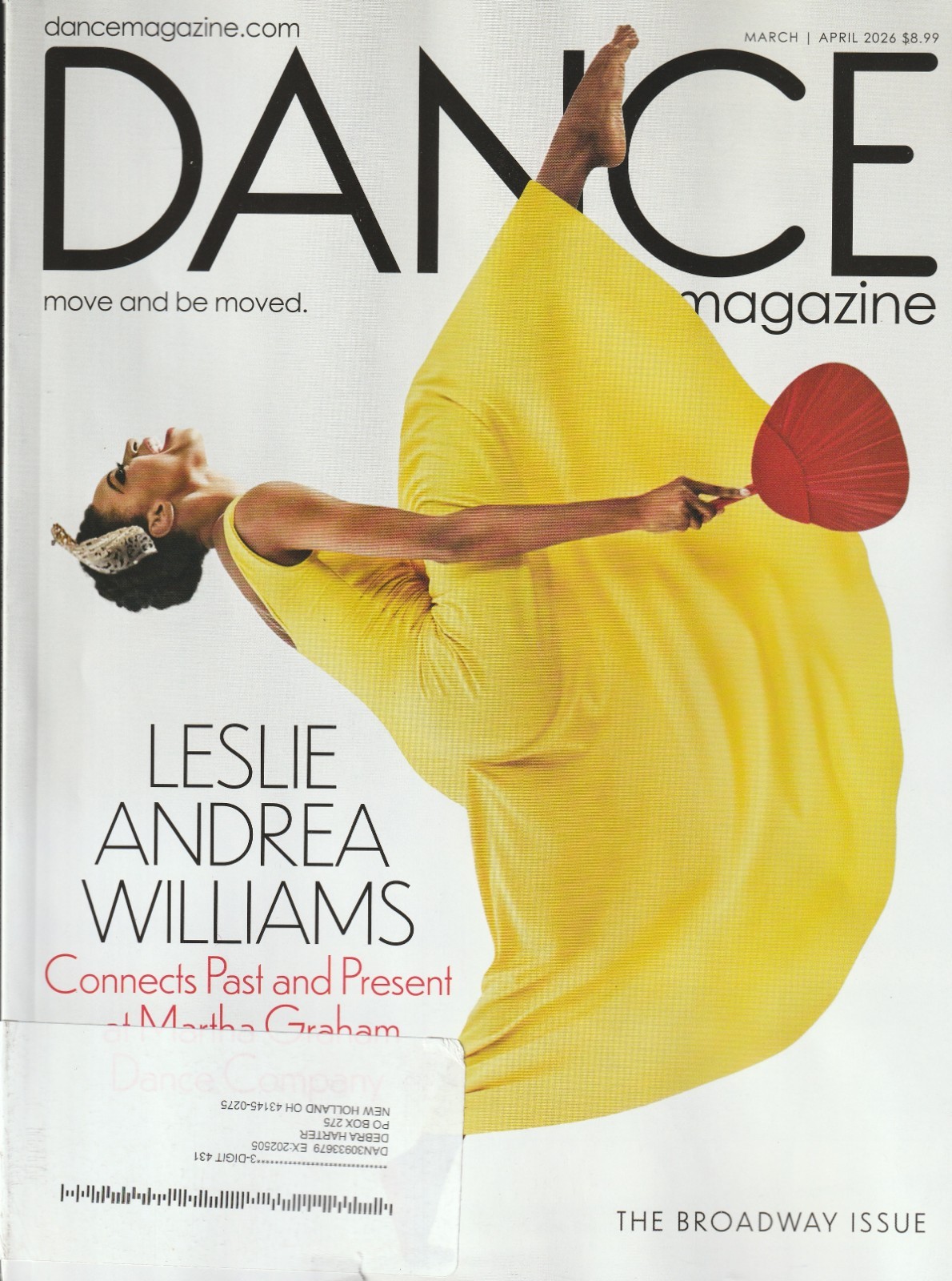 Dance Magazine March/April 2026 Leslie Andrea Williams – The Broadway Issue