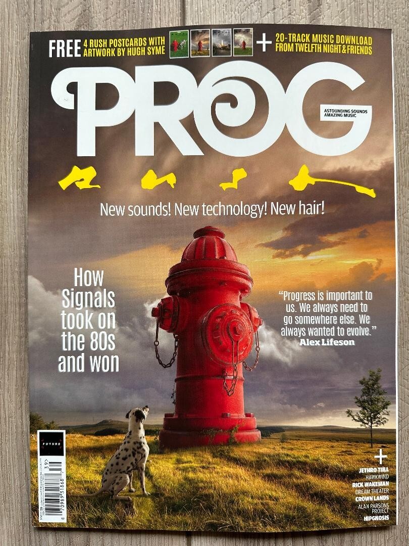 2023 RUSH SIGNALS Mag Free 4 Rush Postcards PROG +20 Track Download ALAN PARSONS