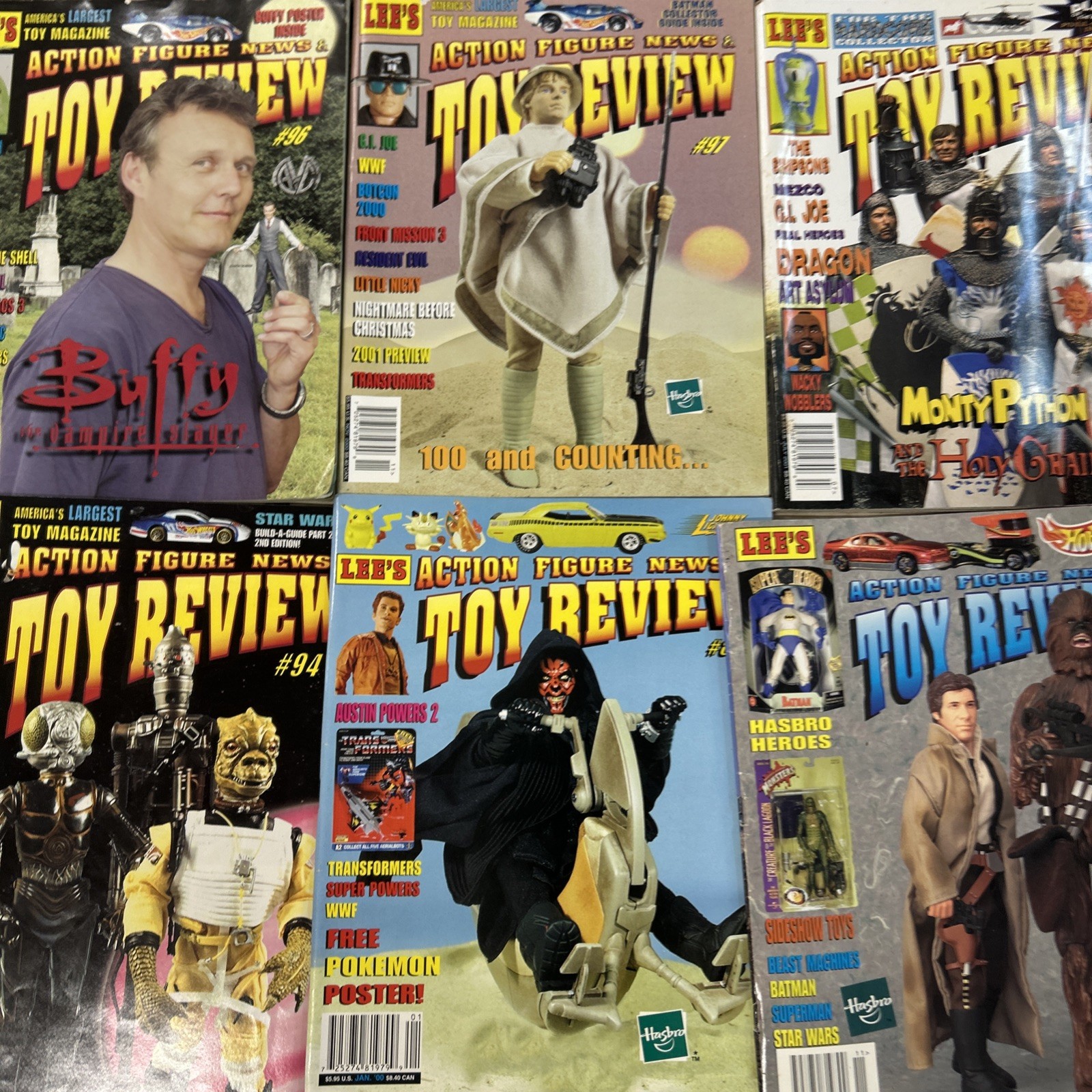 Lee’s Toy Review Magazine Lot 60 62 70 75TH ISSUE 85 87 94 96 97 105 & 118