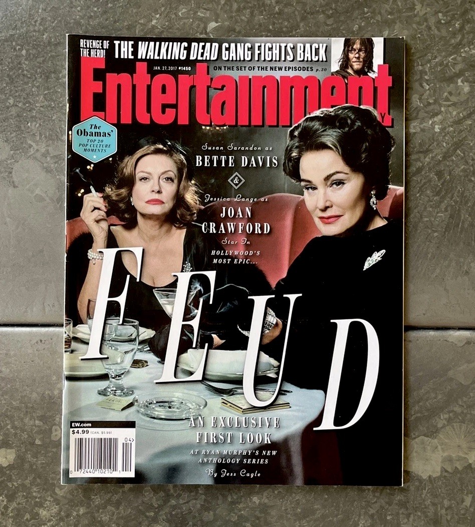 Entertainment Weekly Magazine Susan Sarandon Jessica Lange Feud NEW NO LABEL