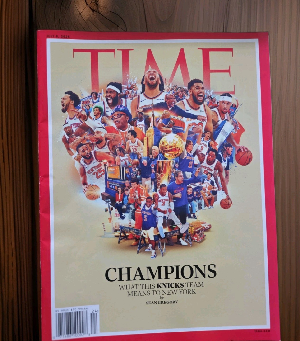TIME Magazine Champions 🏆 What This Knicks Team Means To New York July 6,2026