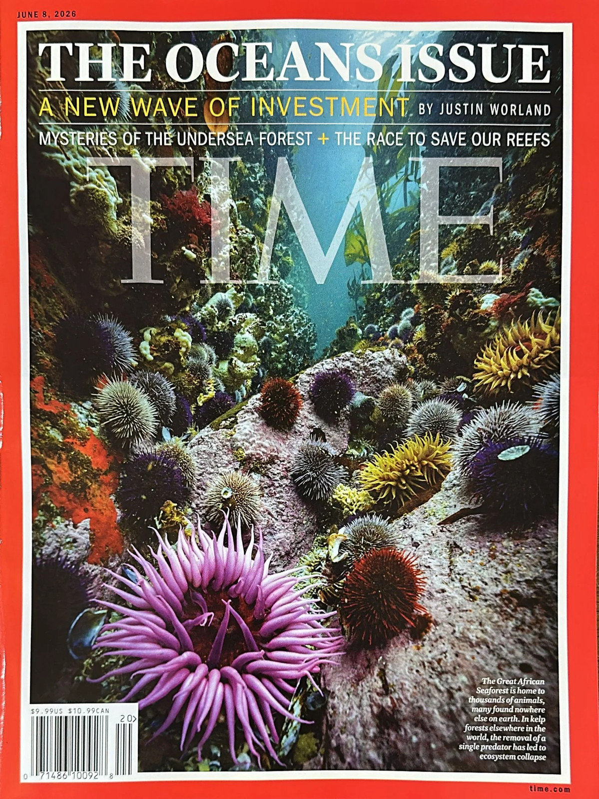 Time: The Ocean Issue Magazine June 8,2026