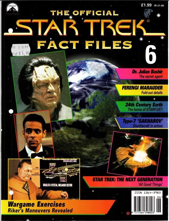 STAR TREK FACT FILES MAGAZINE 127 Select Issue Collection On USB Thumb Drive