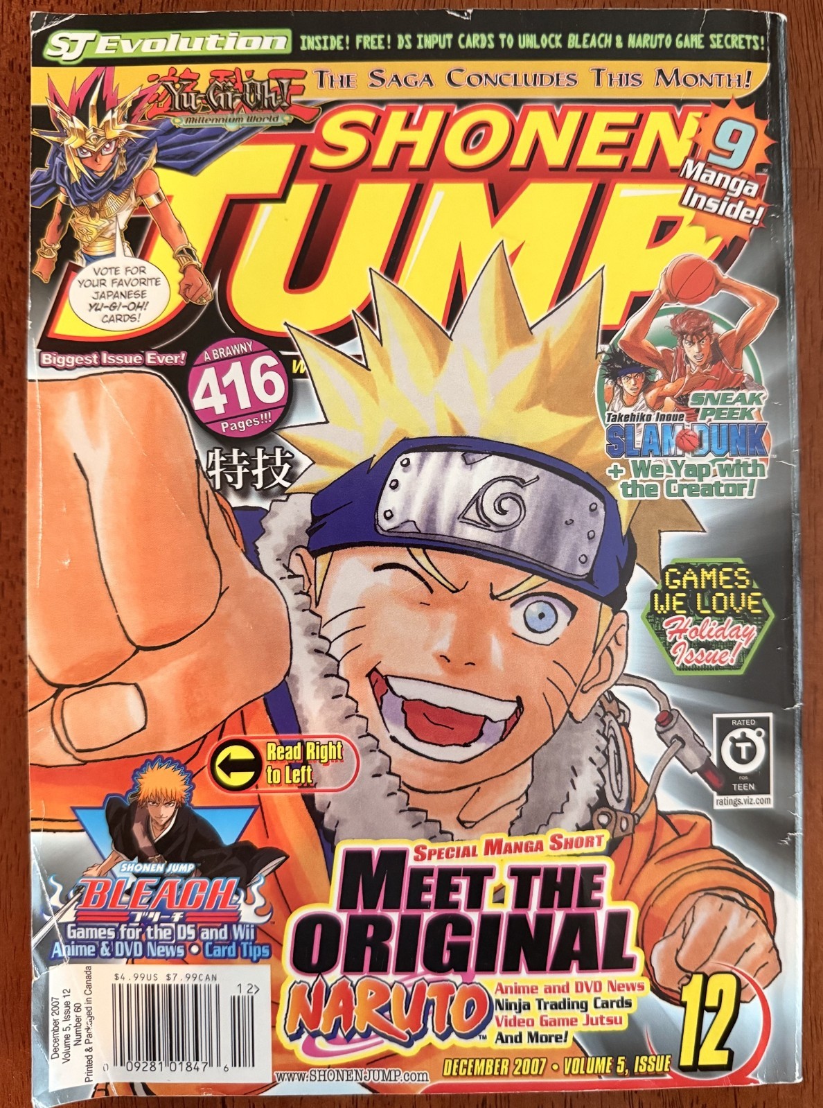 SHONEN JUMP MAGAZINE MANGA (Viz Media, DEC. 2007 No. 60, 416 Pages) Japan Anime