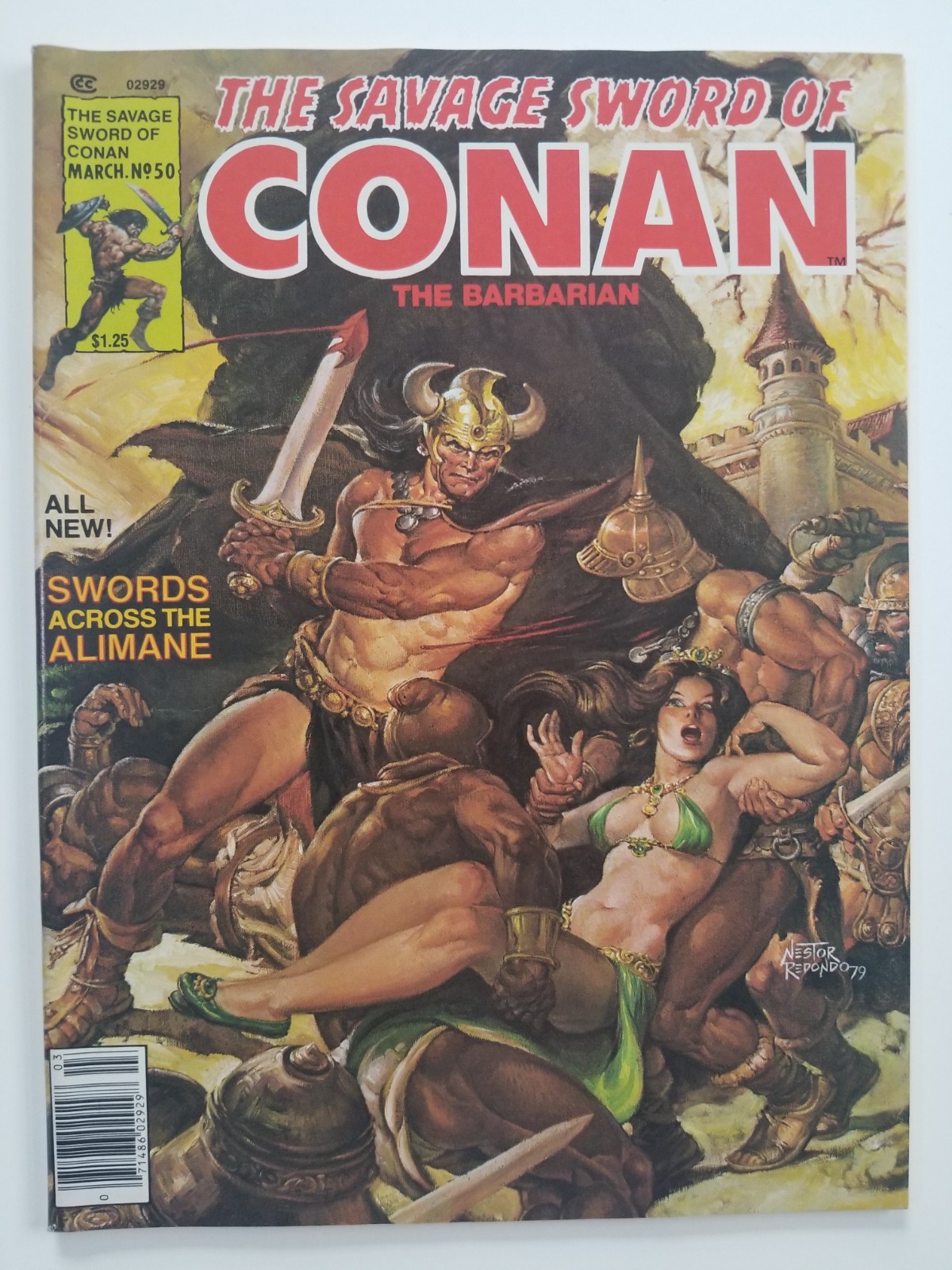 Savage Sword of Conan #50 (1980 Marvel Magazine) VF+ Combine Shipping