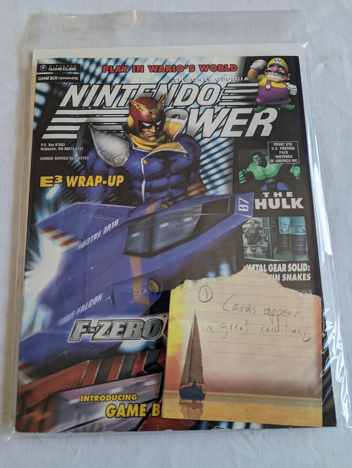 Nintendo Power Magazine 170 w/ Kyogre Groudon EX Pokemon cards Complete READ #1