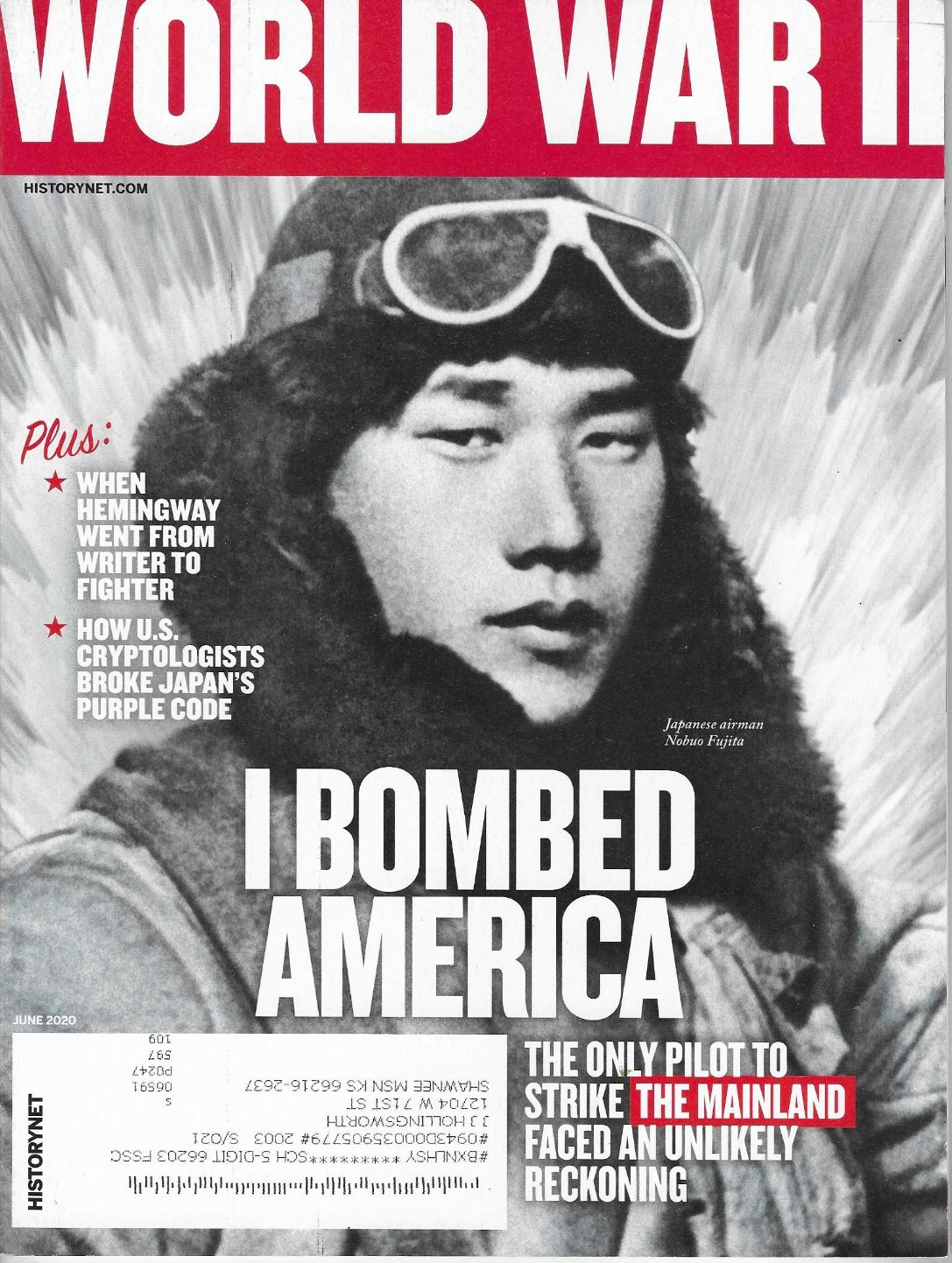 World War II Magazine Jun 2020 Japanese Pilot Bombs America Purple Code
