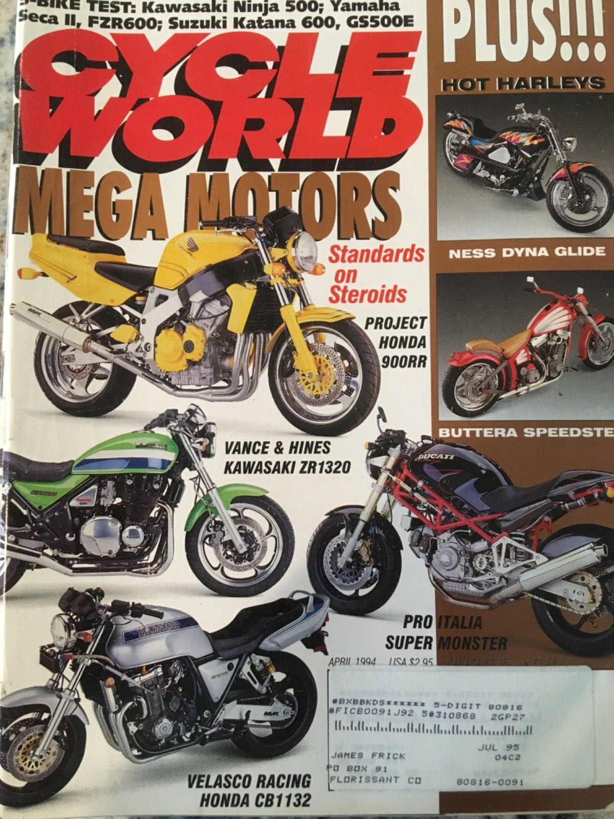 Cycle World April 1994