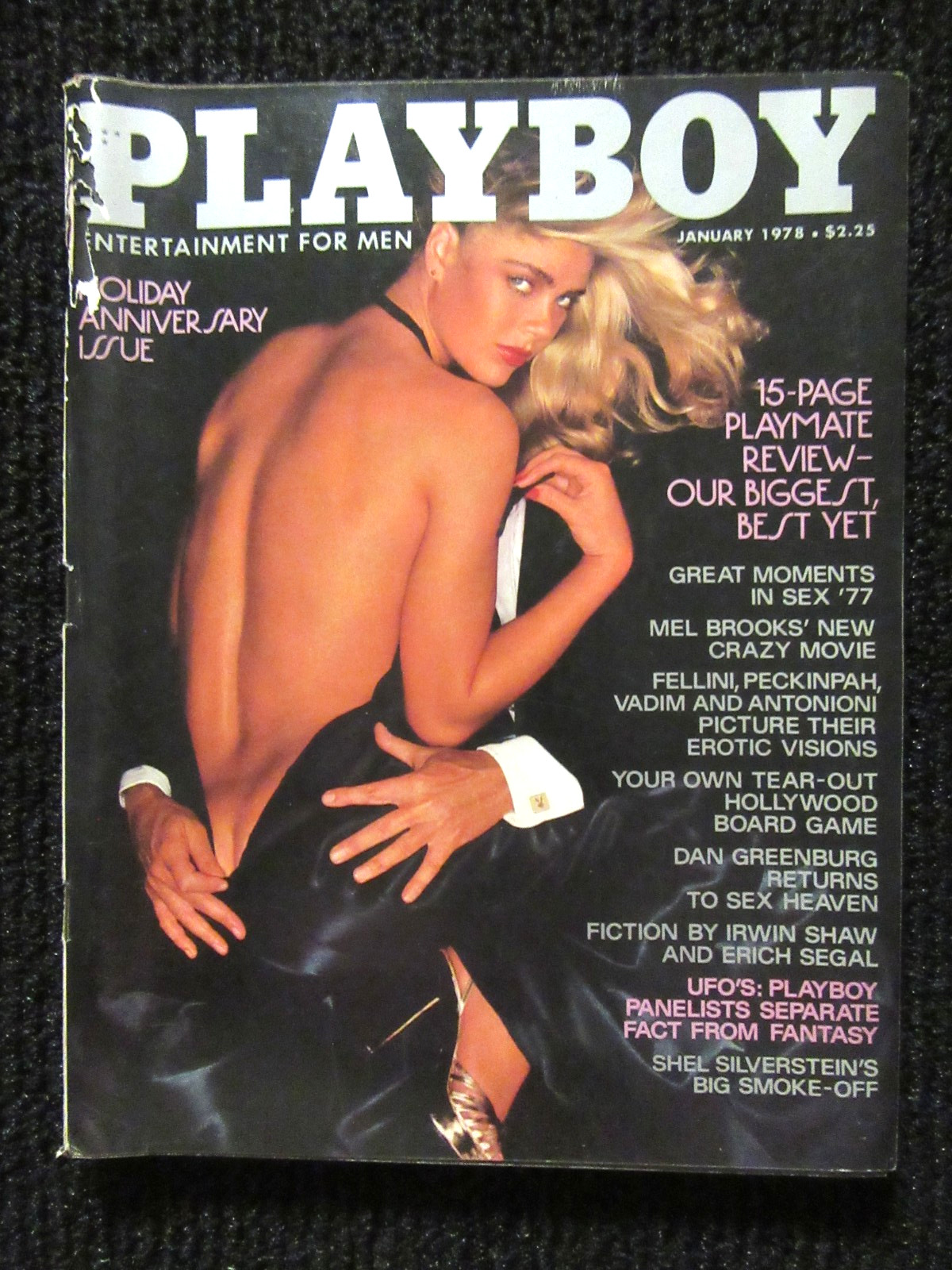 Vtg Playboy Jan 1978 Hollywood Board Game Intact & Attached!! See Pics!!