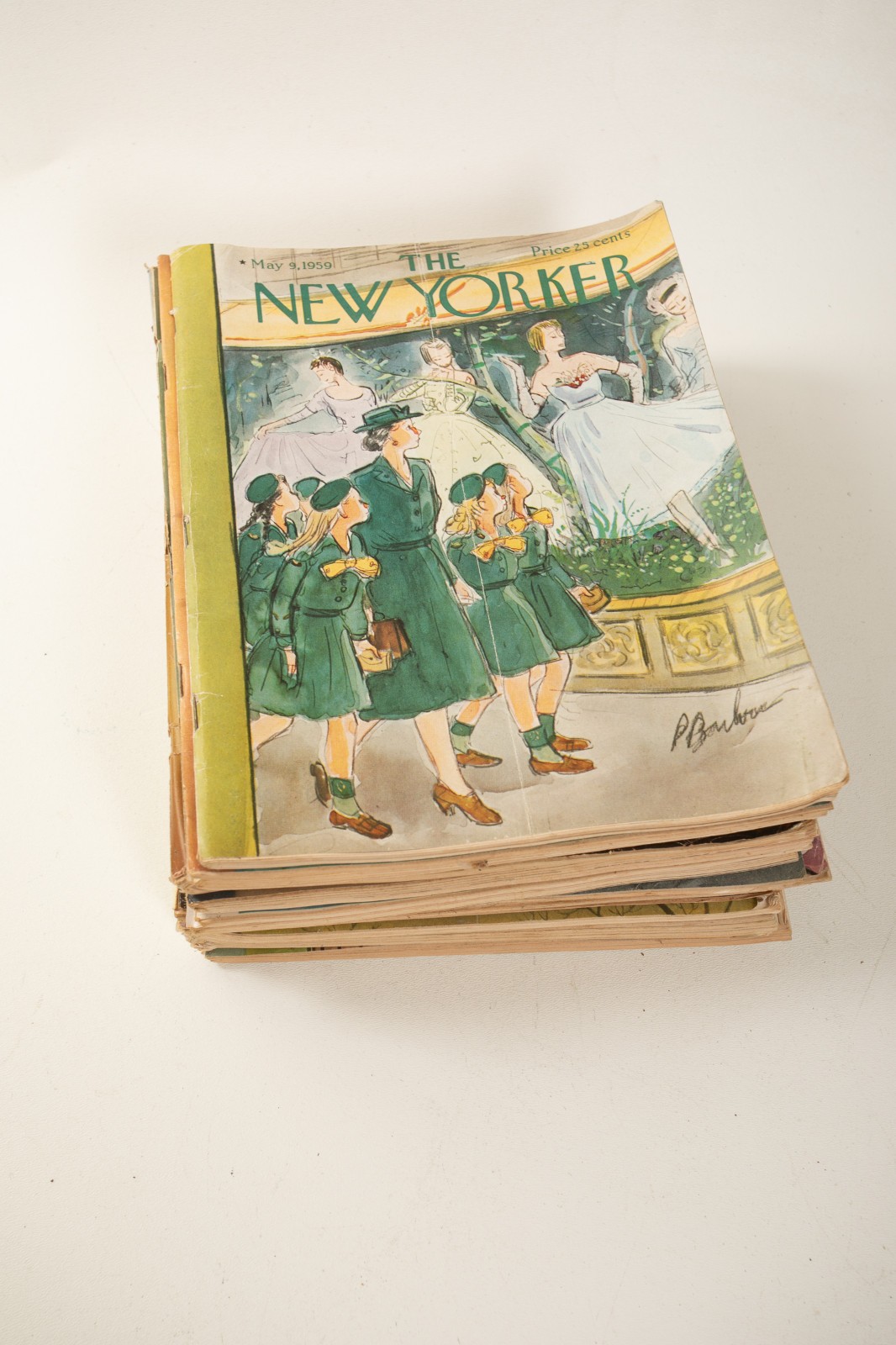New Yorker Magazine 1953 Lot 14 Books (H4L-1/G4R/JSF6) Acceptable Fair Good