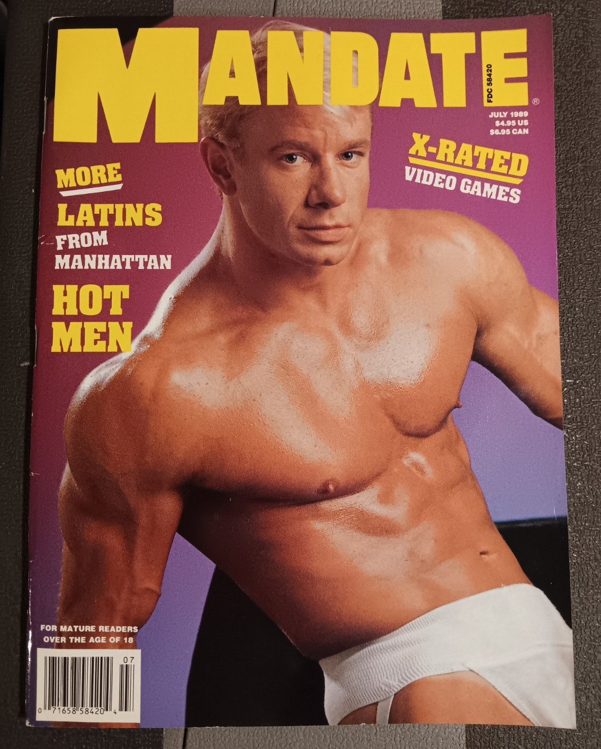 MANDATE magazine, July 1989, Volume 13, Number 7 – Gay Interest