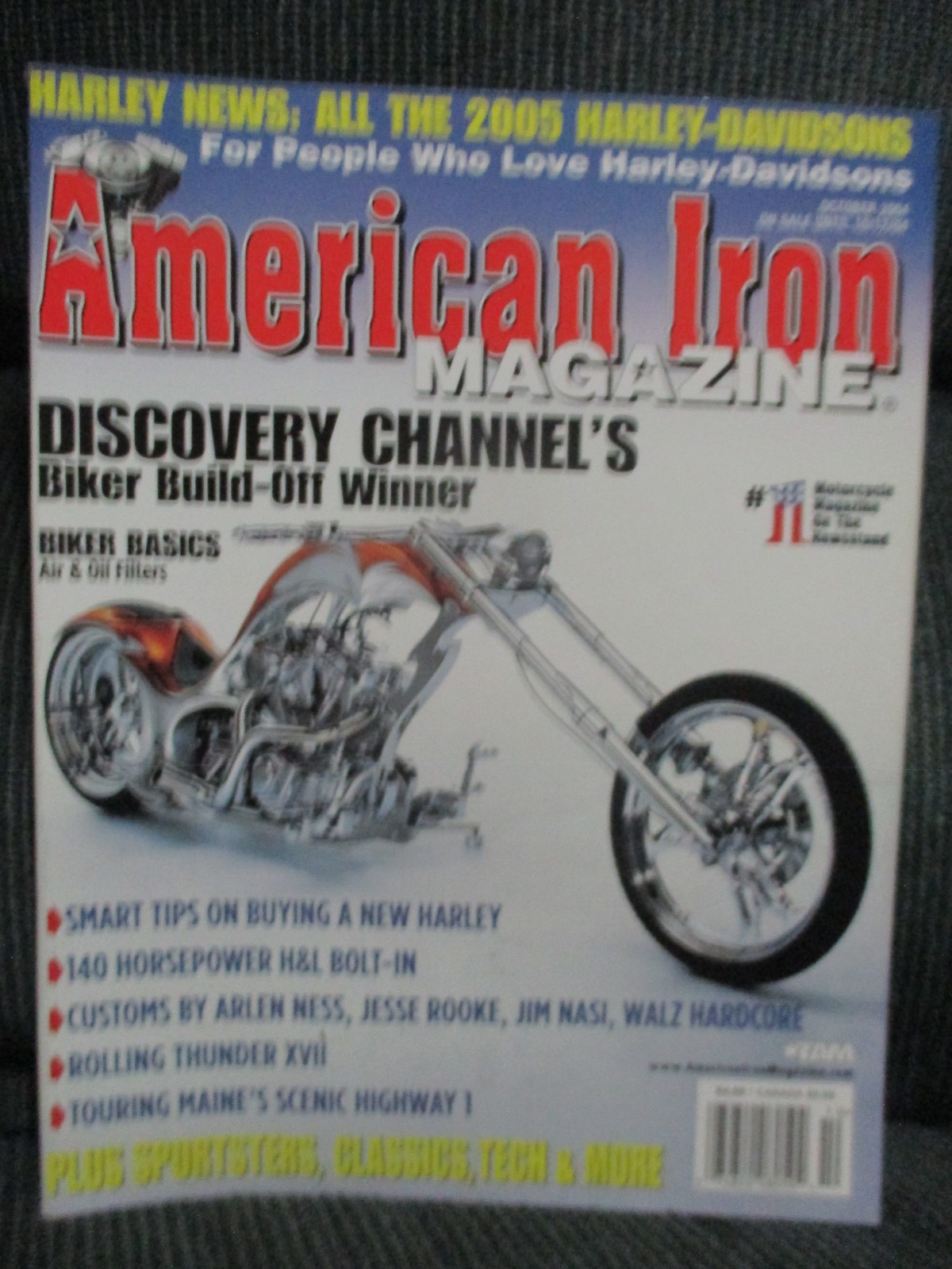American Iron Magazine October 2004 Biker Build Off Winner