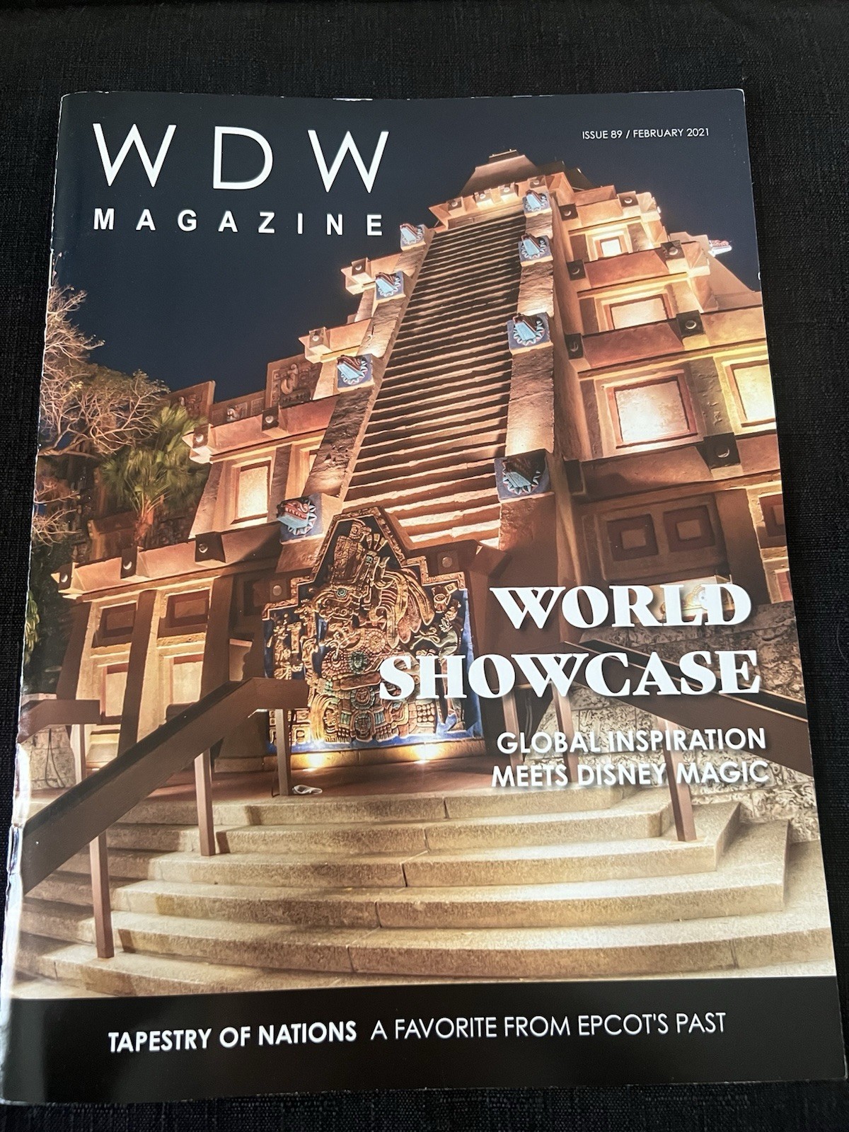 WDW Magazine Issue 89 Feb 2021 World Showcase EPCOT Disney, English Illustrated