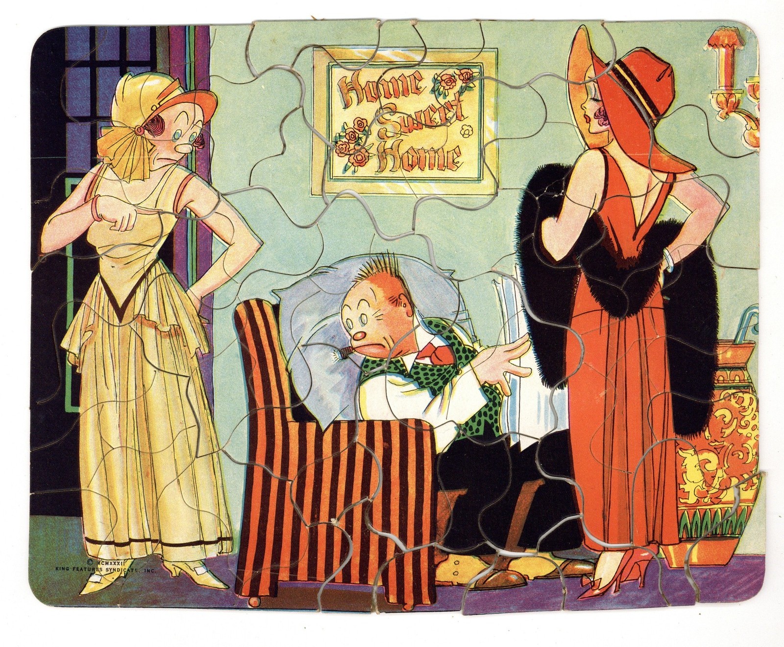 Bringing Up Father in 4 Picture Puzzles NONE VG 1932