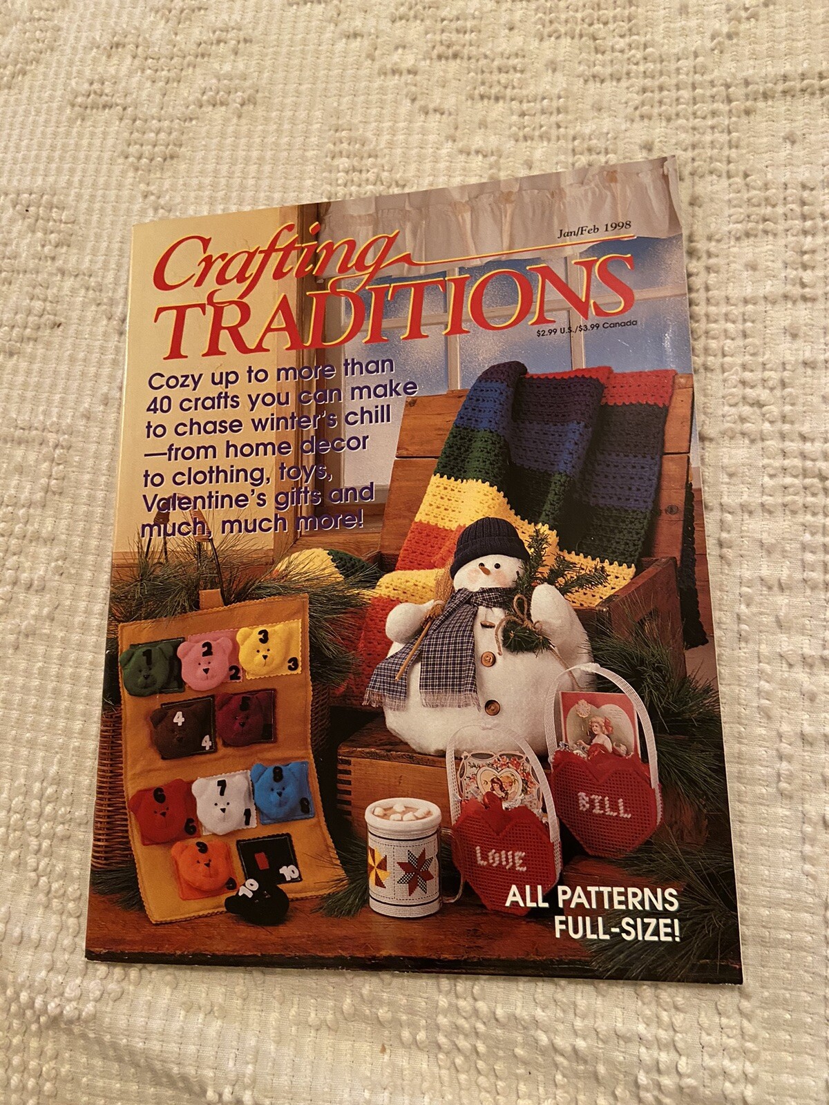 Crafting Traditions Magazine: January-February 1998 / 40+ Crafts