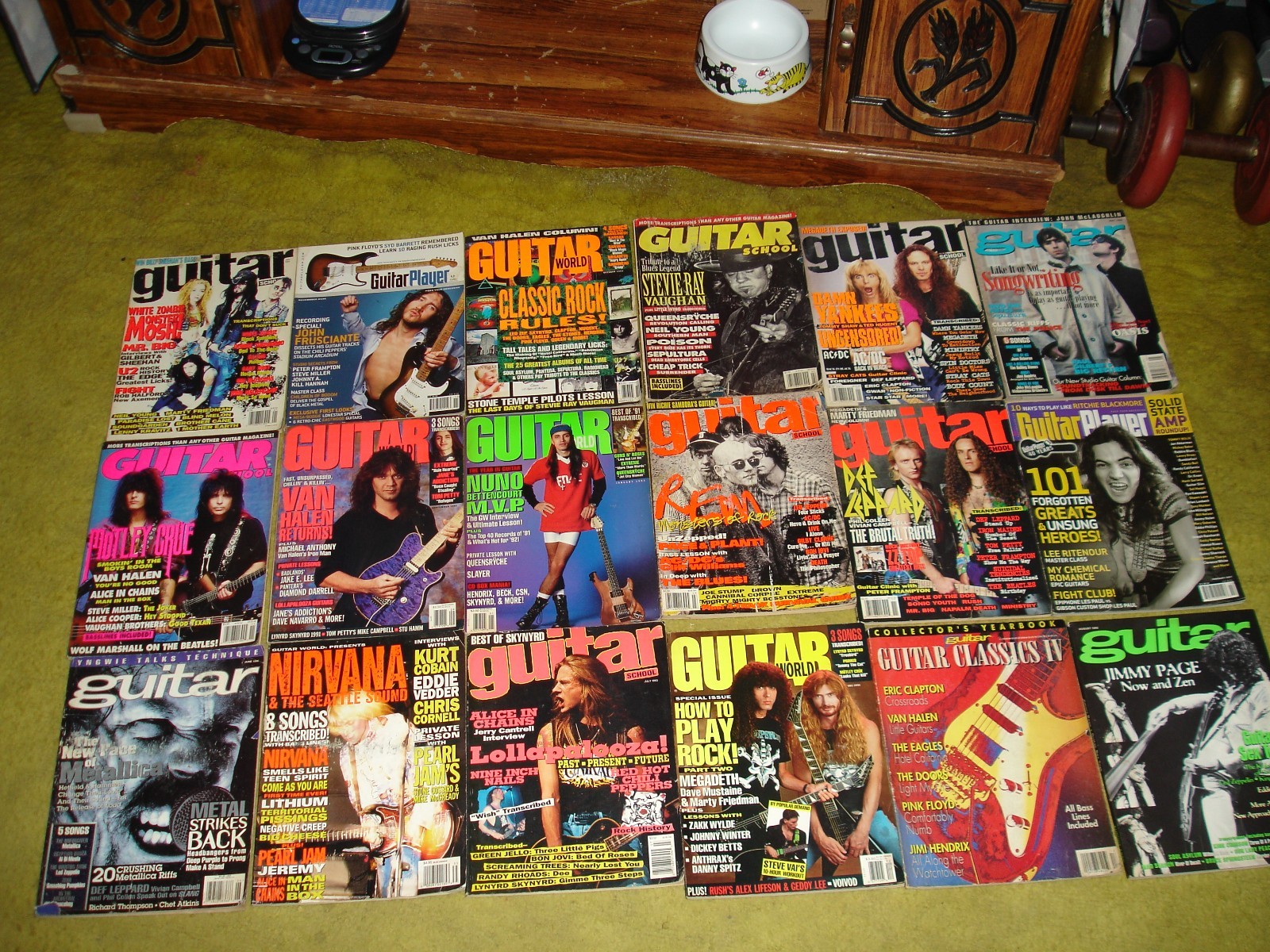 56 Guitar magazines