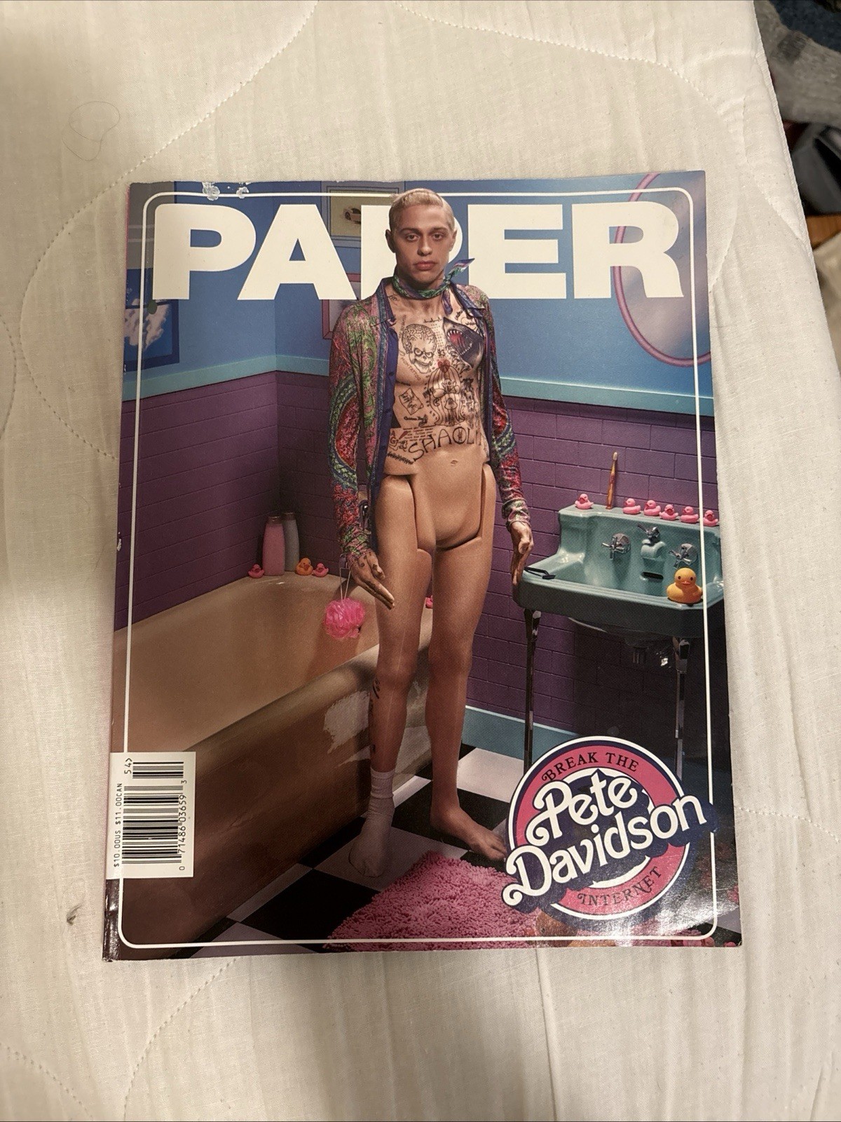 PAPER MAGAZINE WINTER 2019 PETE DAVIDSON + DOJA CAT + BTS + Lisa Frank NEW