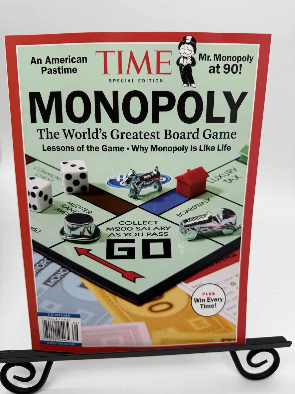Time Magazine 2026 Monopoly the World’s Greatest Board Game Mr Monopoly At 90!