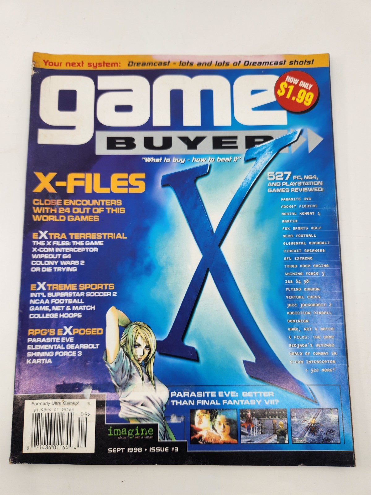 Game Buyer Magazine Issue 3 September 1998 Formerly Ultra Gameplayers Mag
