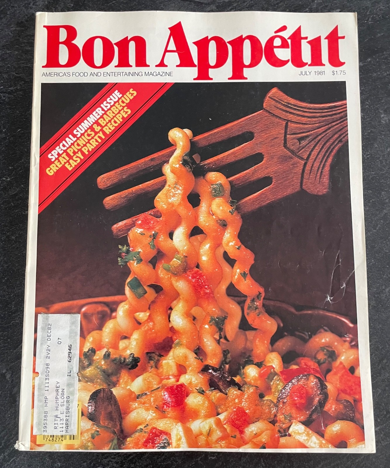 Bon Appetit LOT of 12 Issues from 1981 (3), 1982 (2) & 1984 (7) – Vintage