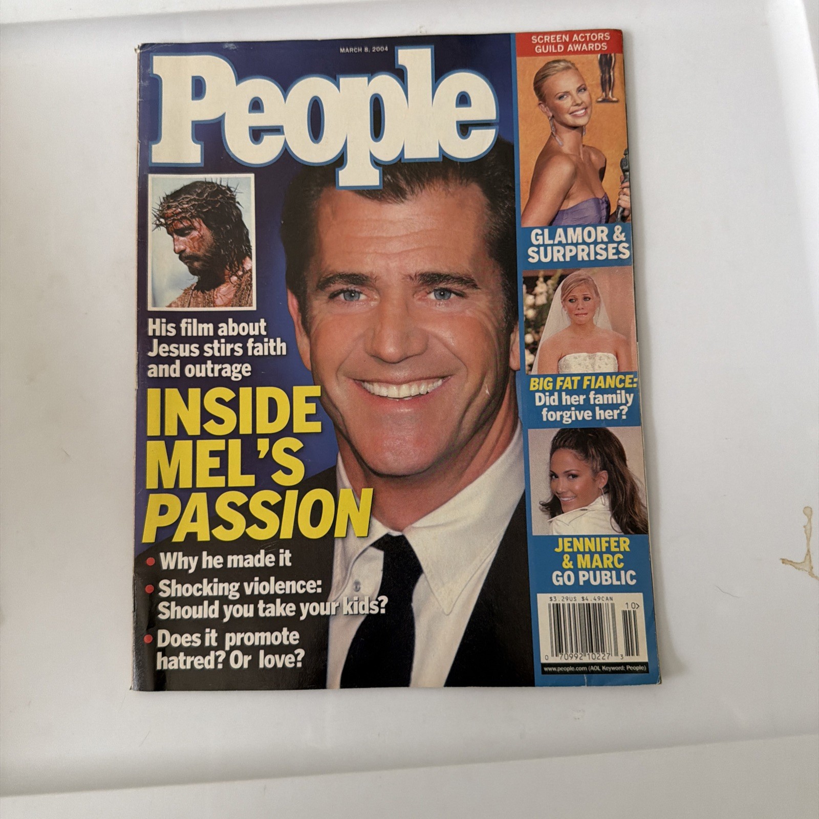2004 March 8 People Magazine Mel Gibson Passion Of The Christ Chuck Yeager