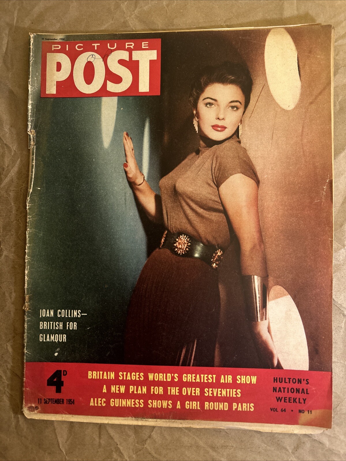 Picture Post Magazine September 11, 1954 Joan Collins (Missing Pages 13-44)