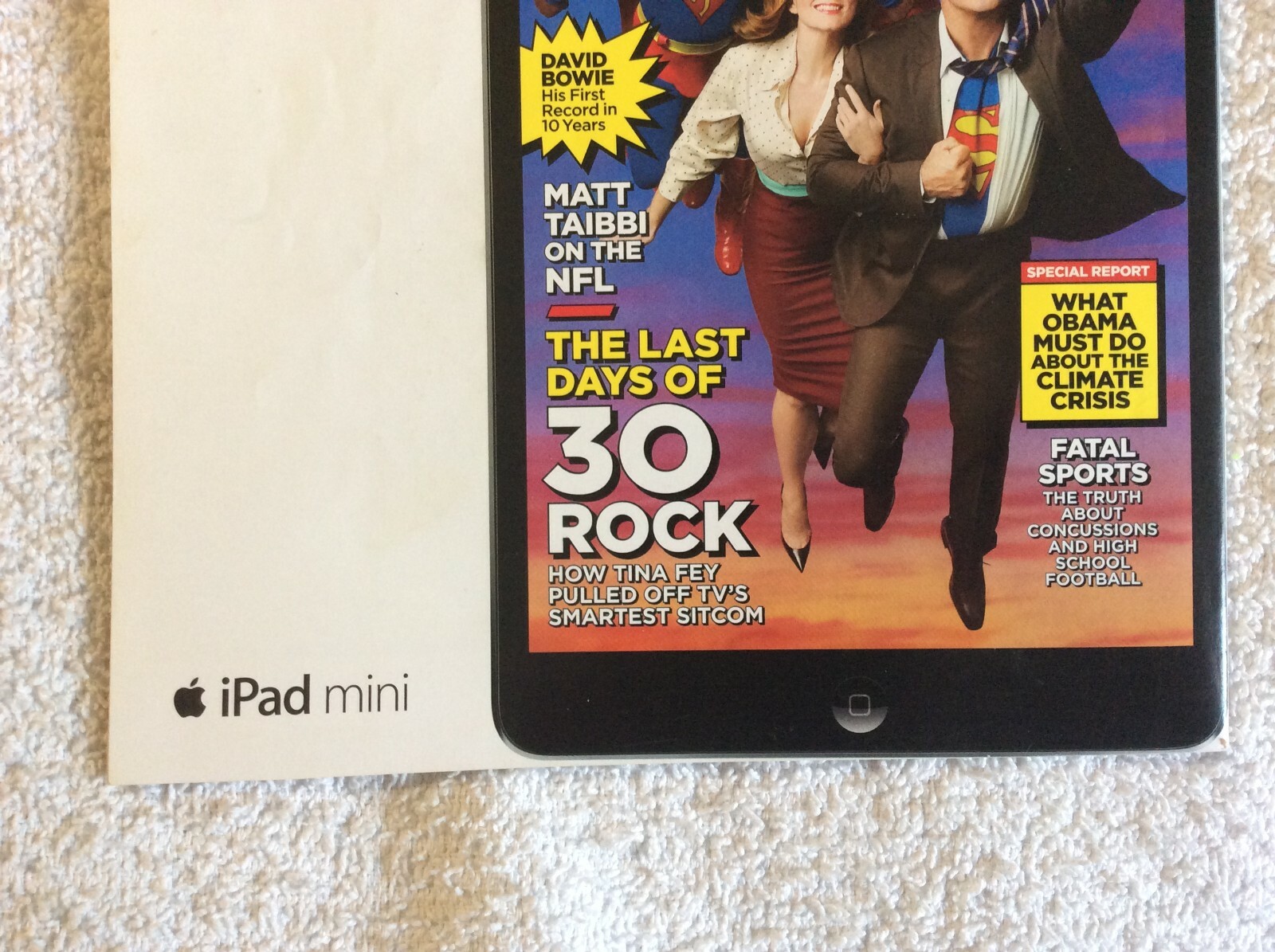 Rolling Stone Magazine Issue 1175 Jan 2013 – 30 Rock, David Bowie, Concussions