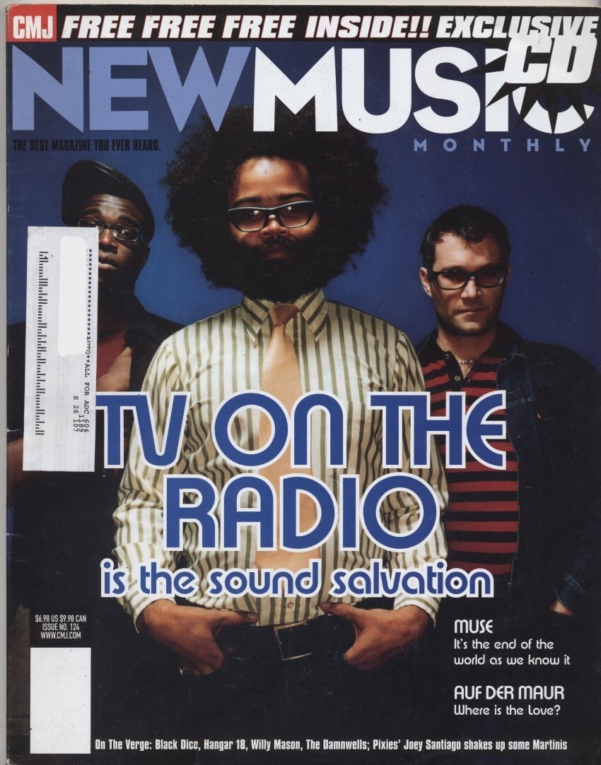 CMJ New Music Monthly; #124, 2003; TV On The Radio, Muse, w/CD