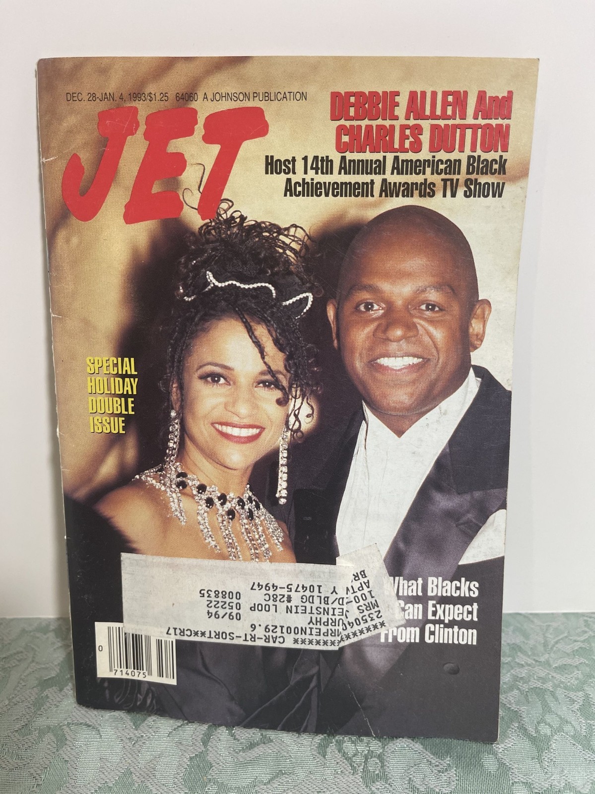 Vintage JET Magazine Lot of 8 1980s–90s Mandela Little Richard Whoopi Lisa Bonet
