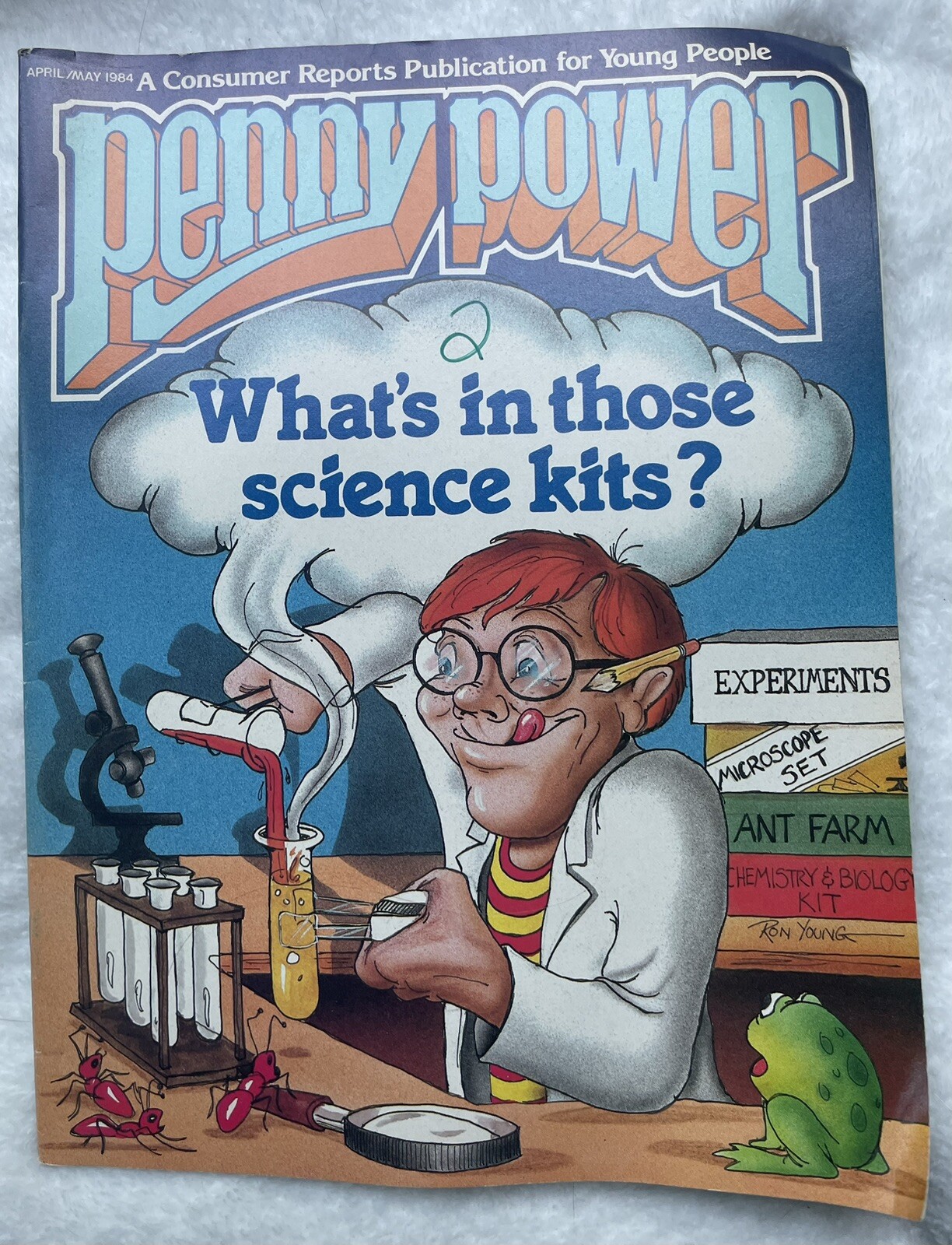 Rare OOP Penny Power Kids Consumer Magazine 1984 What’s In Those Science Kits?