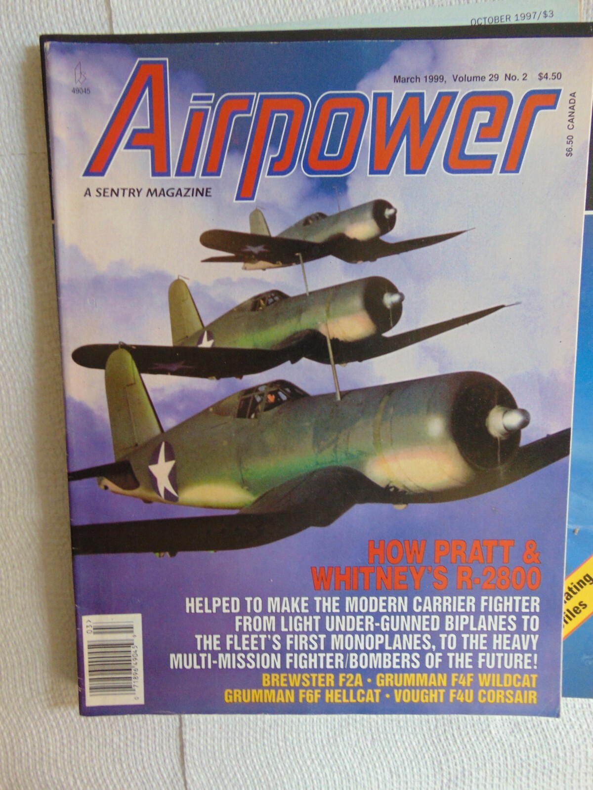 AIRPOWER Magazine March 1999 GRUMMAN F6F HELLCAT