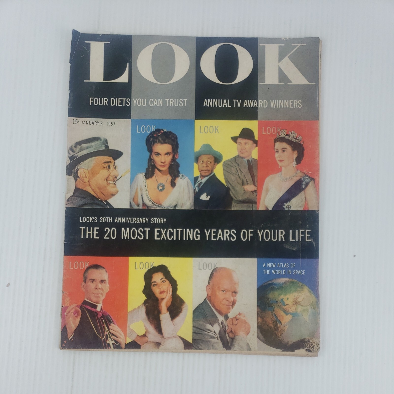 Look Magazine January 8 1957; 20th Anniversary Issue, TV Awards, Modigliani