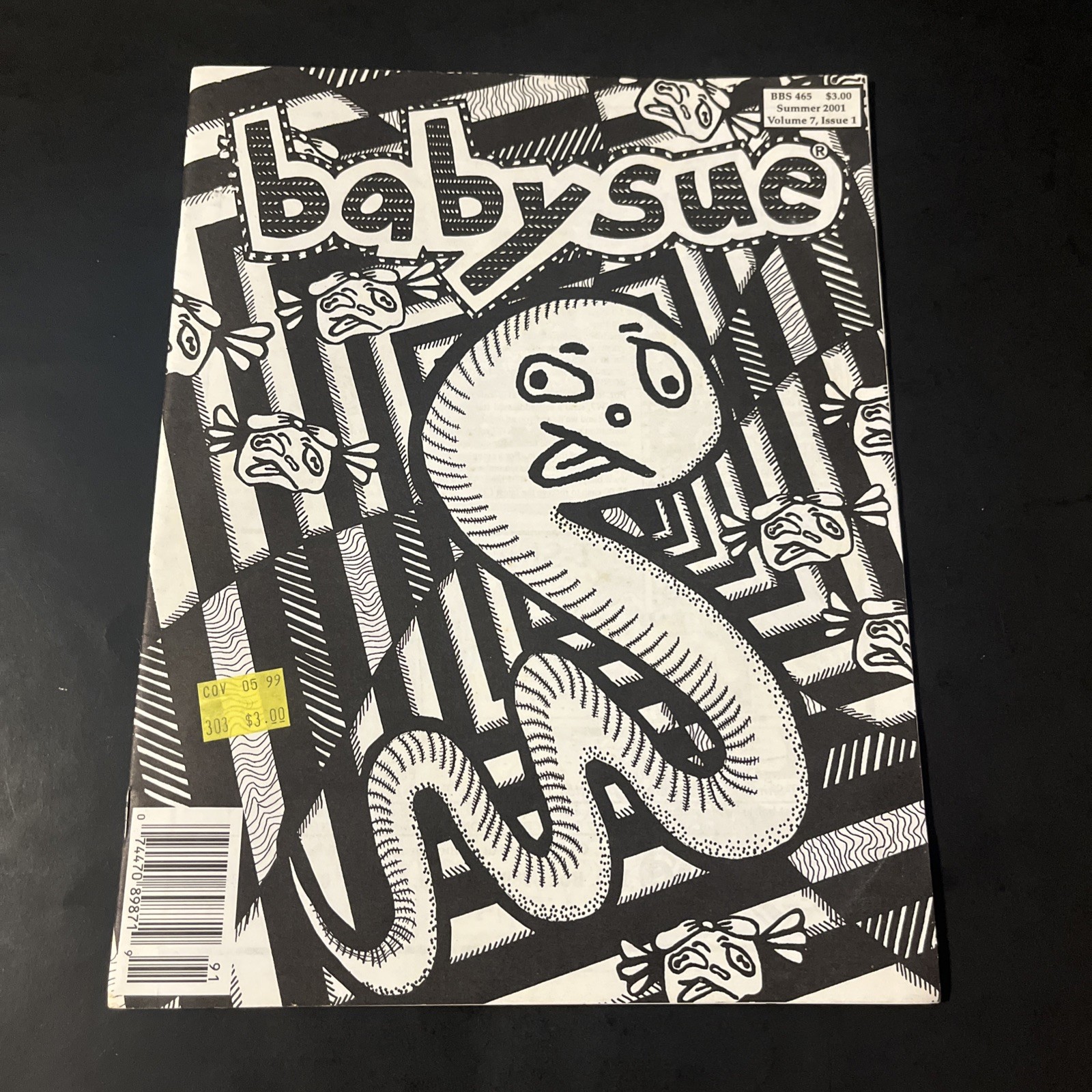babysue Zine Humor Summer 2001 LMNOP baby sue comic strips volume 7 issue 1 RARE
