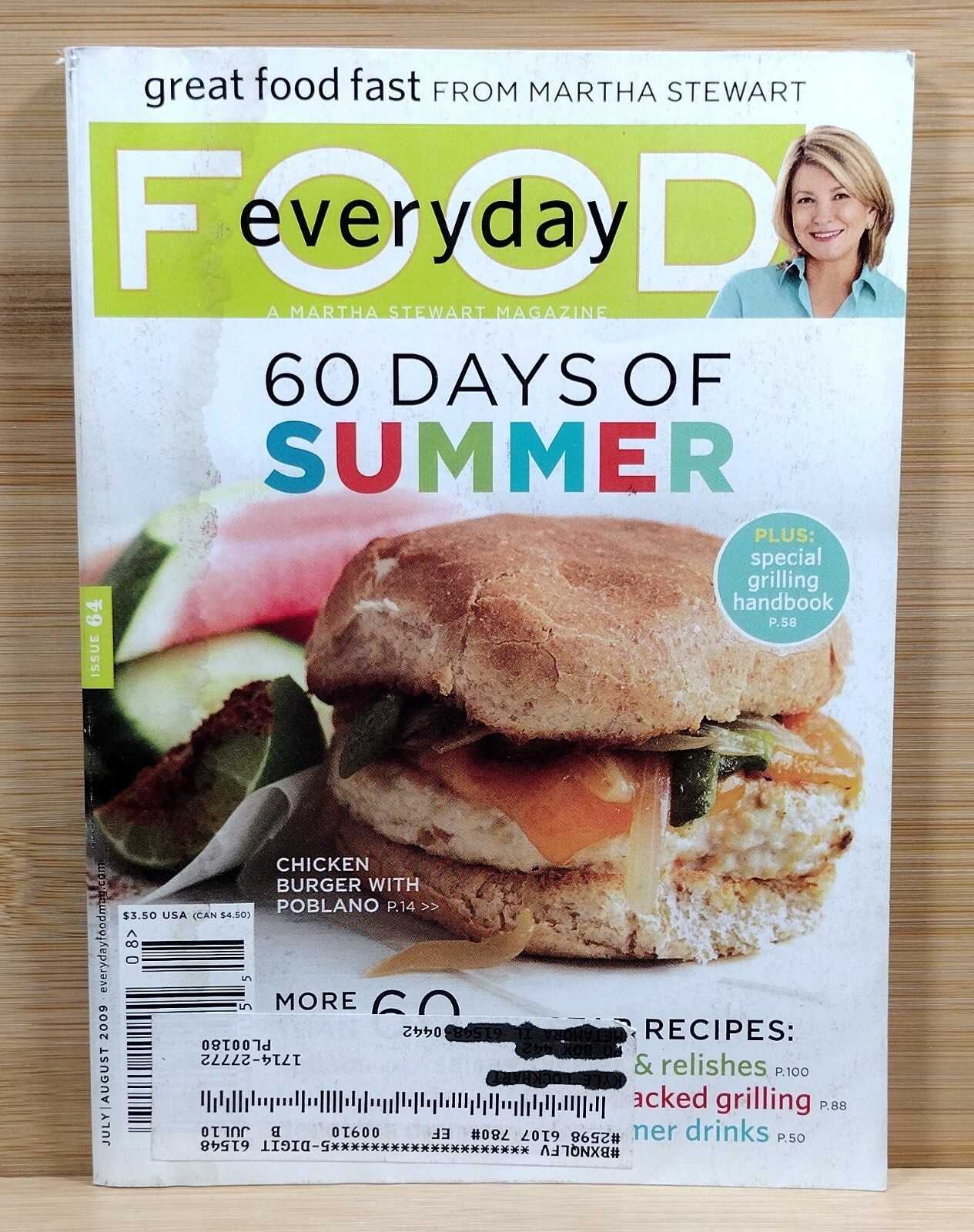 Everyday Food Magazine JULY/AUGUST 2009 Issue #64 – 60 Days of Summer