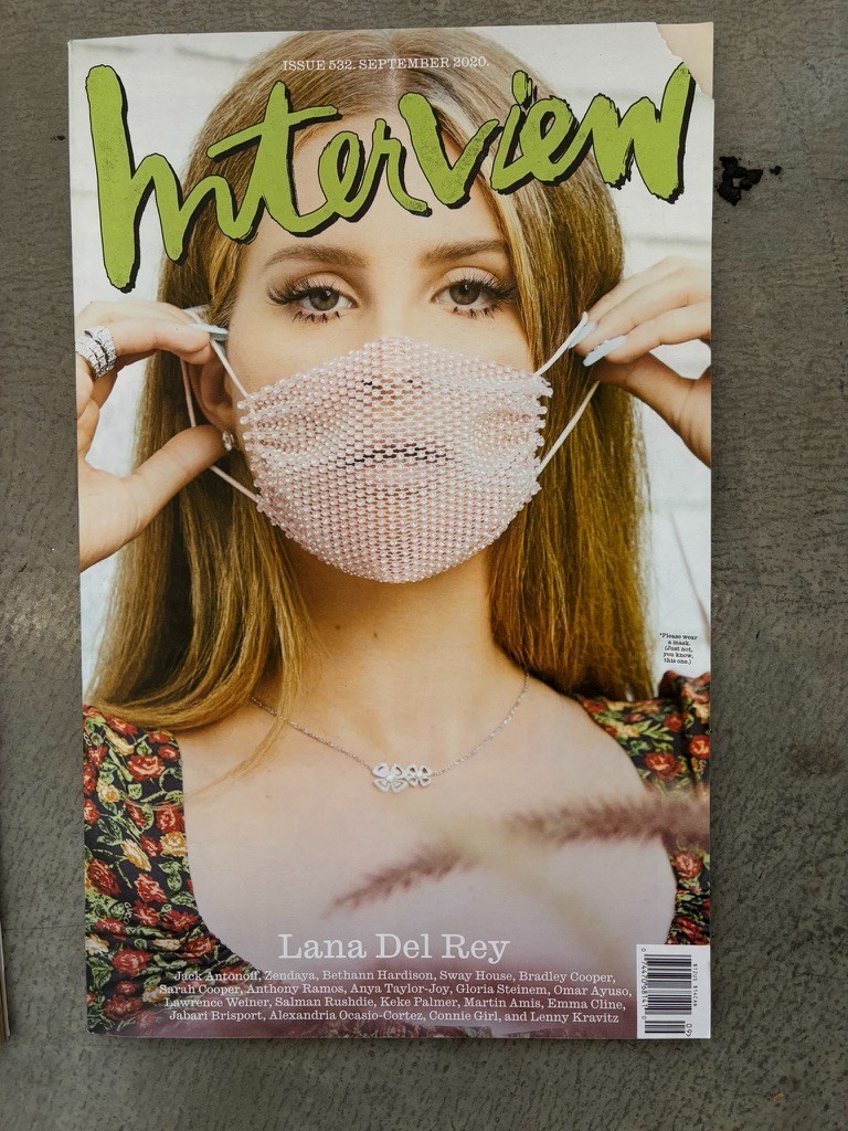 INTERVIEW MAGAZINE/SEPTEMBER 2020/ LANA DEL RAY COVER/ZENDAYA