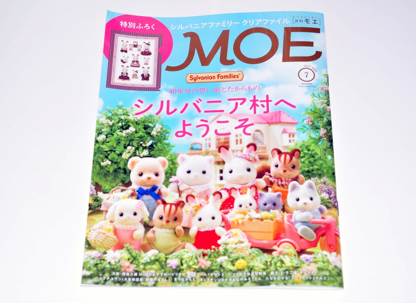 MOE July 2025 Japanese Magazine fashion Sylvanian Families by EPOCH from Japan