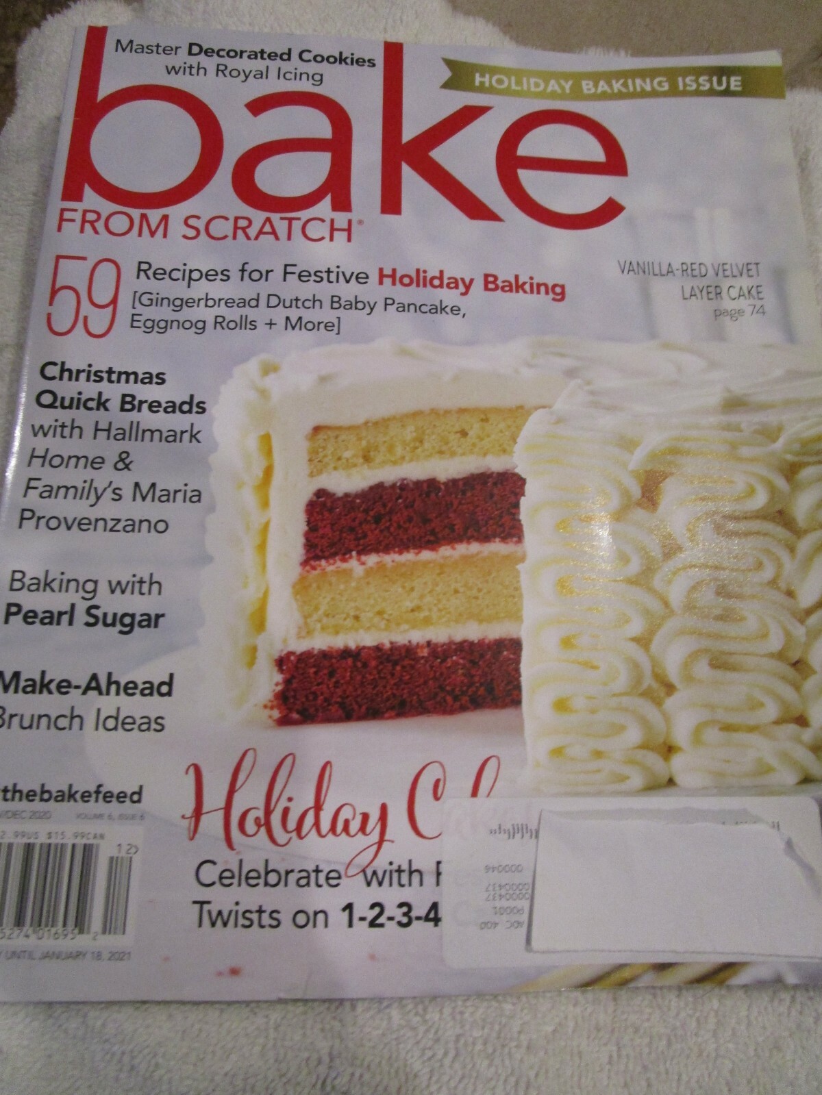 Hoffman Media Publications Bake From Scratch Magazine November December 2020