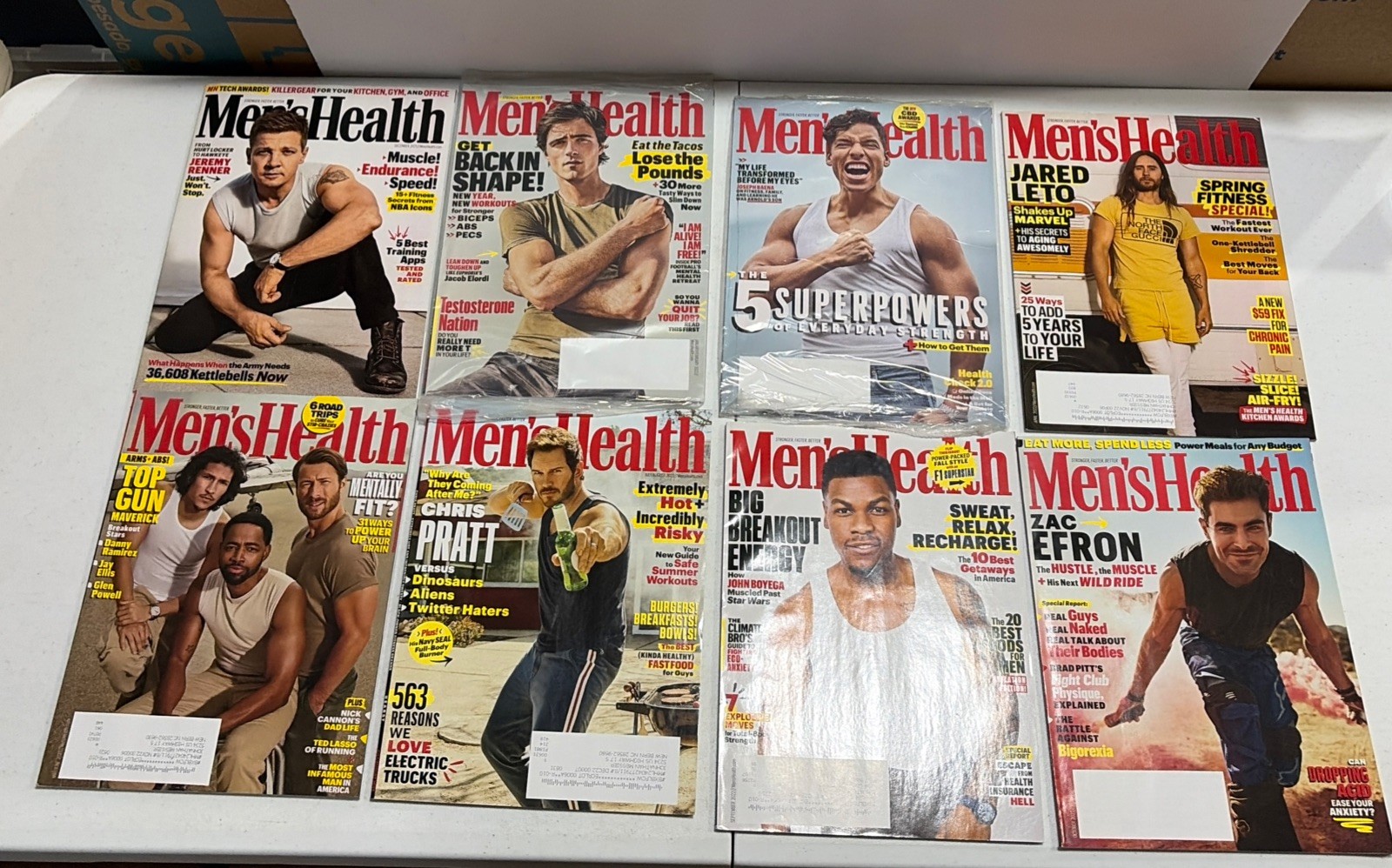 Men’s Health Magazine Lot Of 8 2021-2022