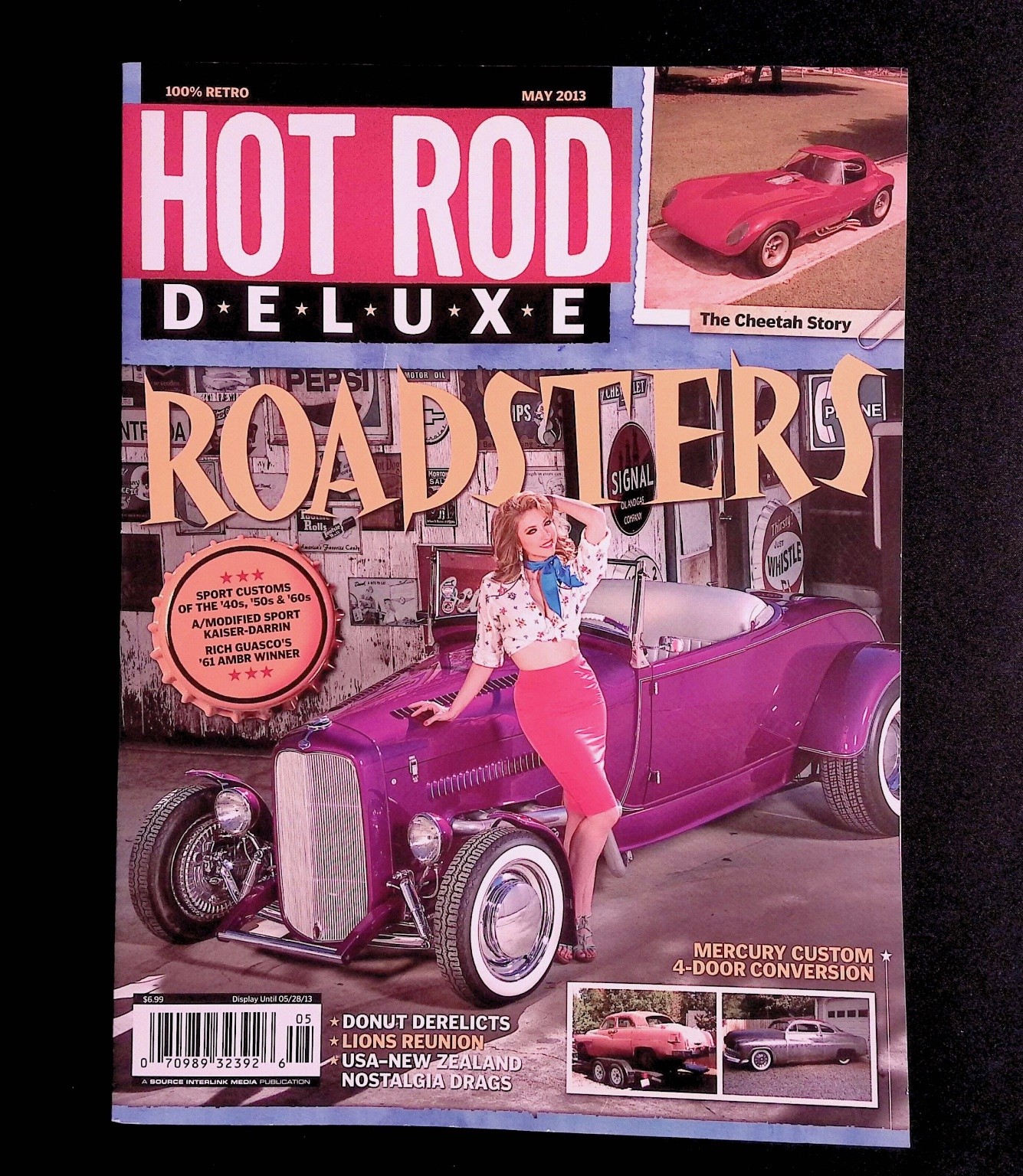 Hot Rod Deluxe Magazine May 2013 Roadsters Cheetah Story Source Interlink
