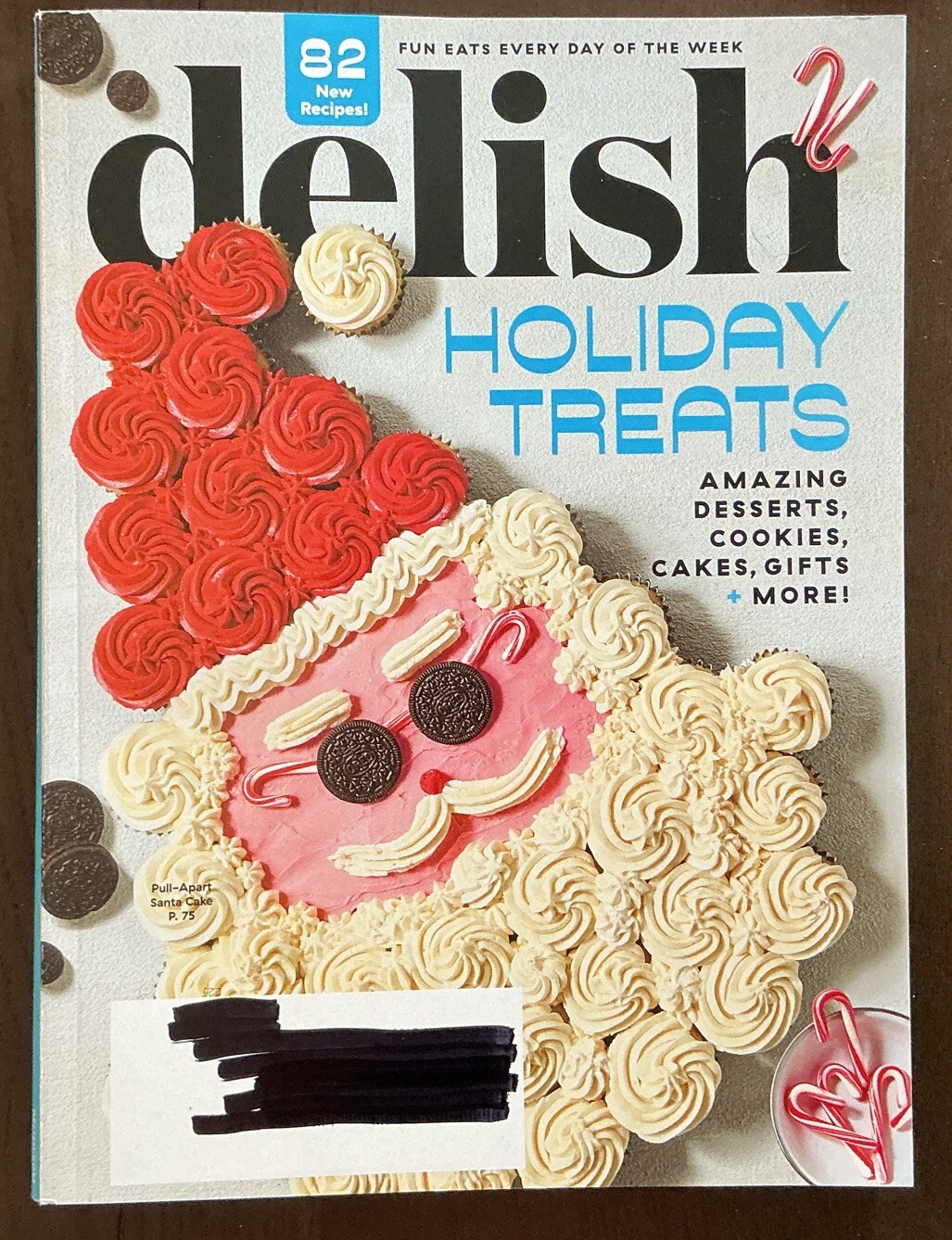 DELISH Magazine Holiday Treats Issue – 2024 Santa Cake Tree Cookies Bars