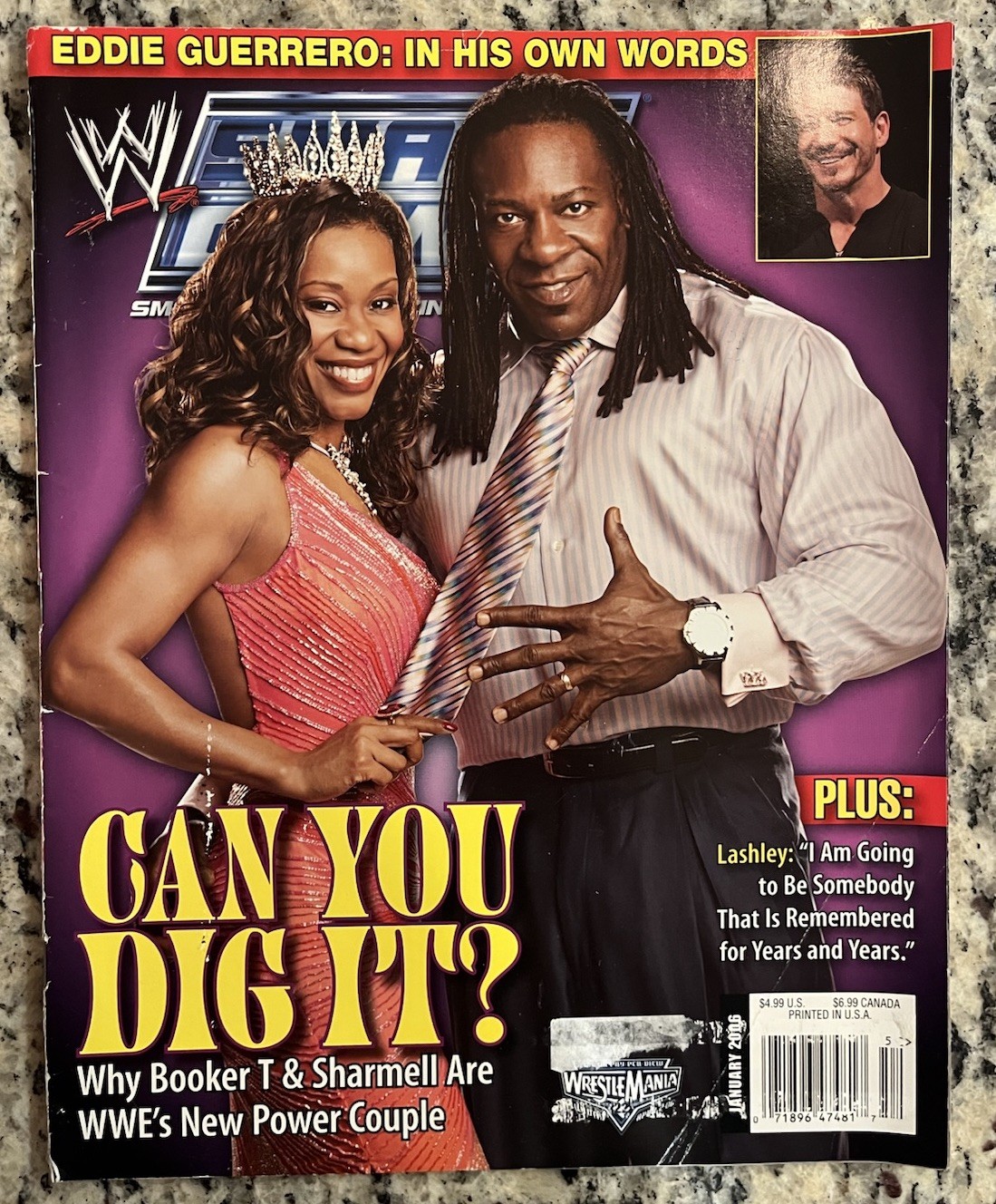 WWE SMACKDOWN WORLD OF WRESTLING MAGAZINE, JANUARY 2006 Booker T Matt Hardy