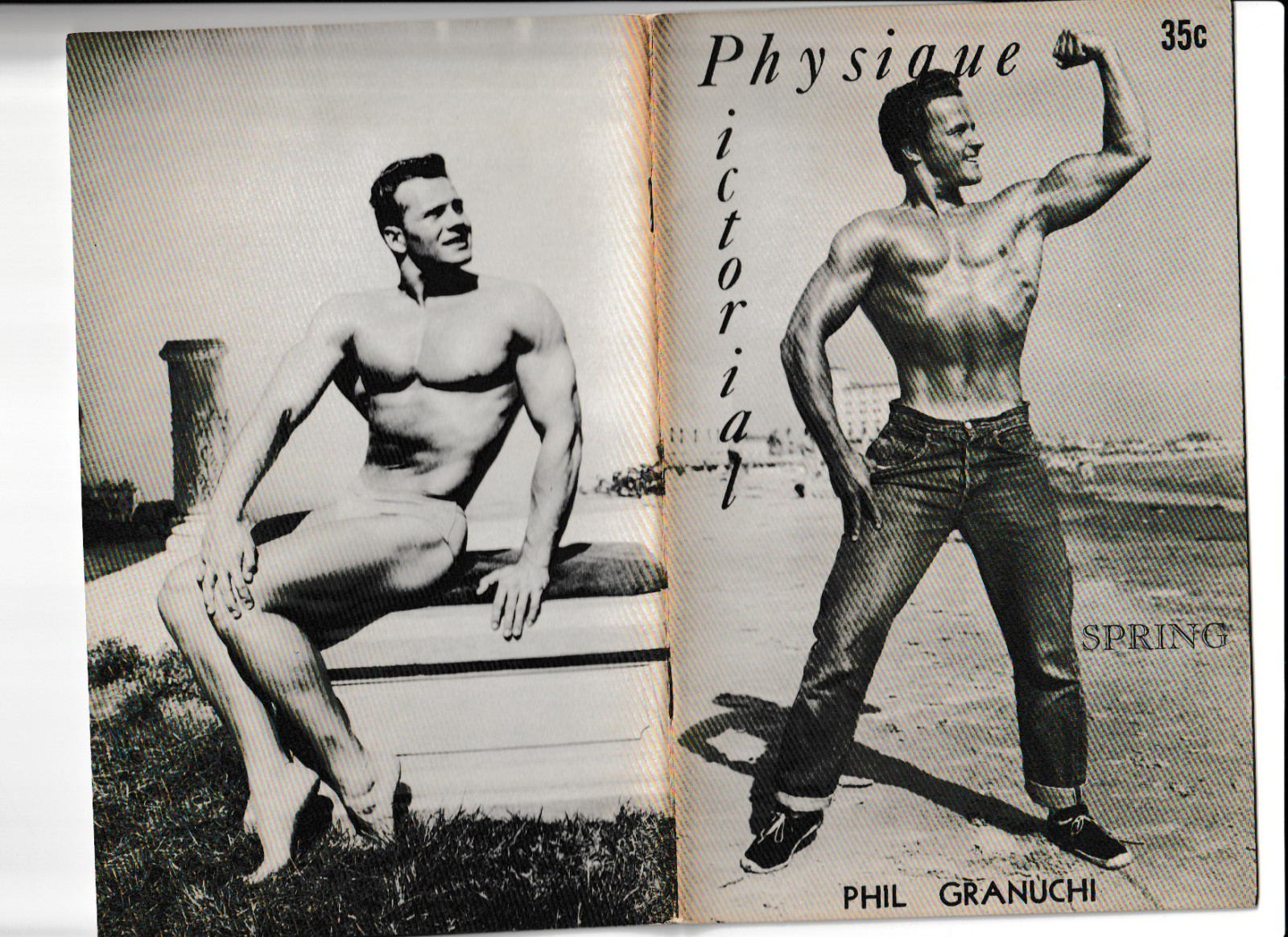 VINTAGE BEEFCAKE MAGAZINE «PHYSIQUE PICTORIAL SPRING 1956» – MALE PHYSIQUE